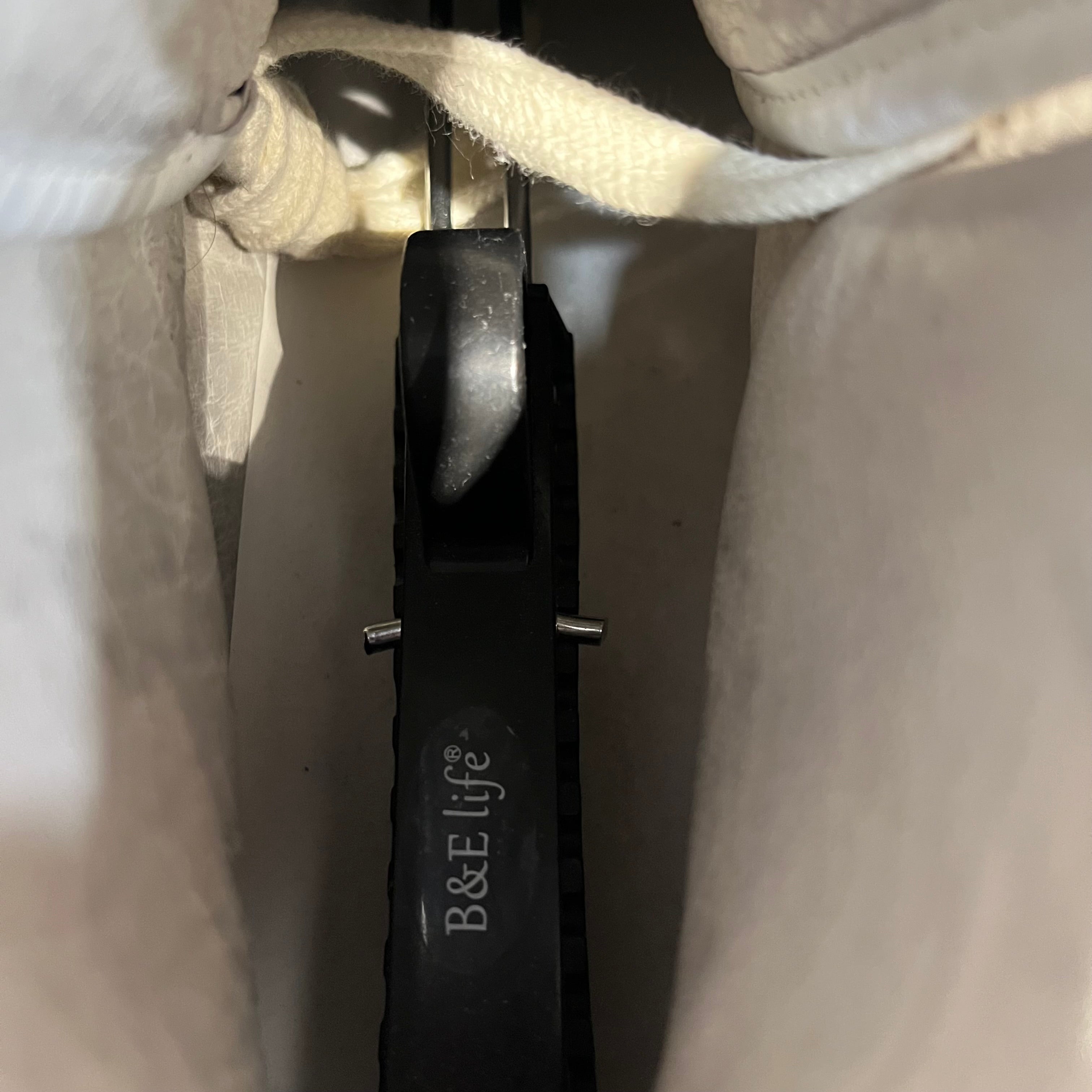 RHUDE/Hi-Sneakers/US 9/Leather/WHT/grey rhude back hit view 3
