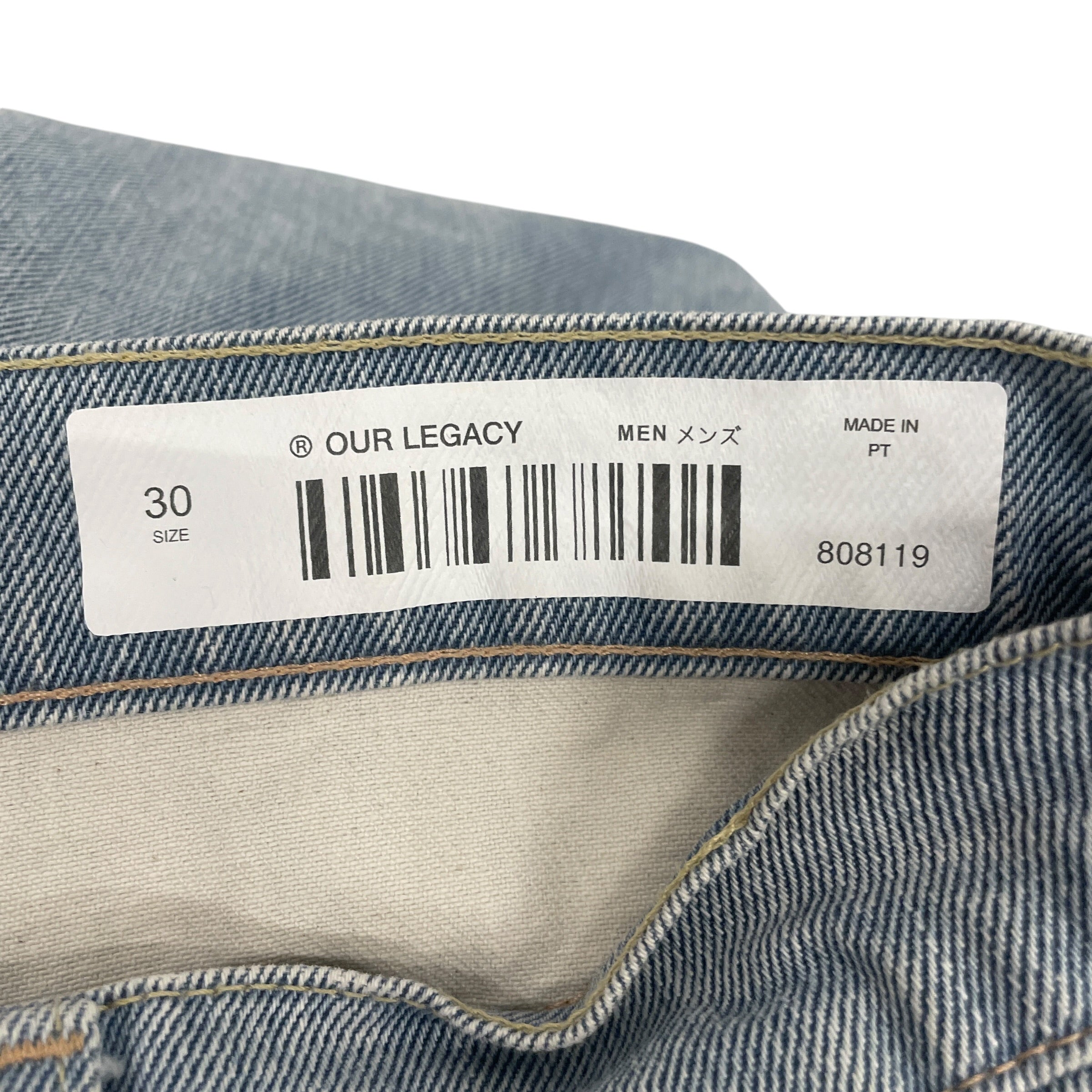 OUR LEGACY/Pants/30/Denim/IDG/VAST CUT / LIGHT WASH view 4