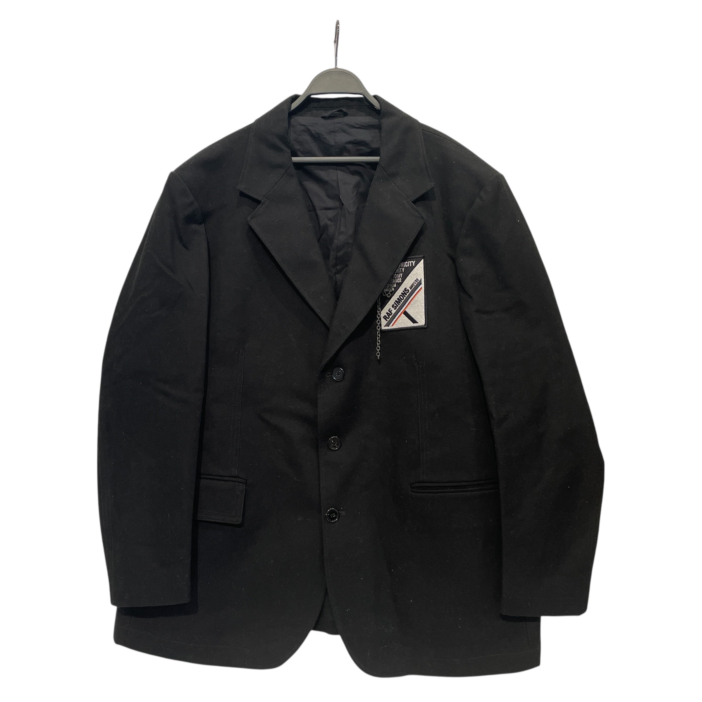RAF SIMONS/Tailored Jkt/46/Cotton/BLK/AW21/22 view 1