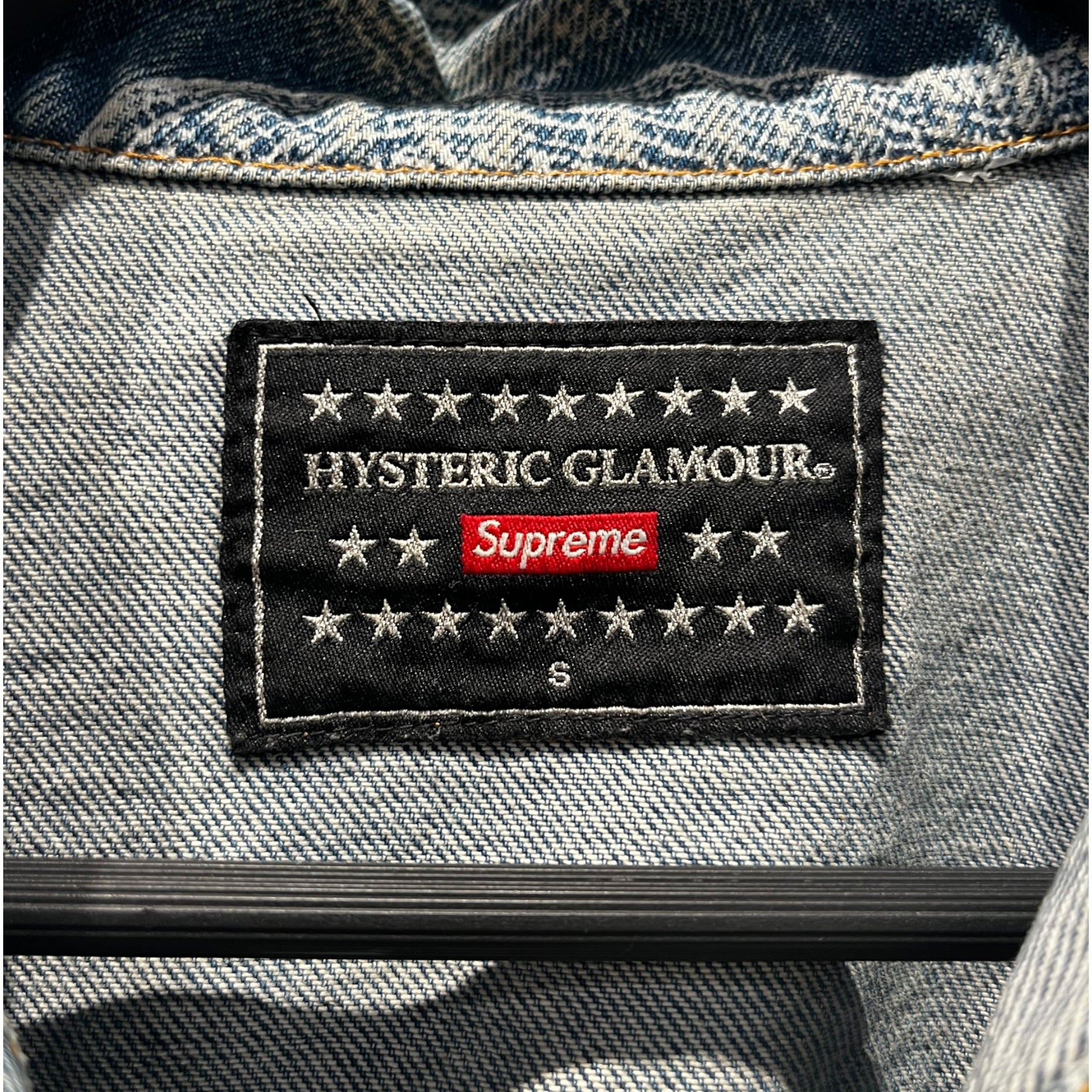 Supreme/HYSTERIC GLAMOUR/Denim Jkt/S/Denim/IDG/All Over Print/Snake Print view 3