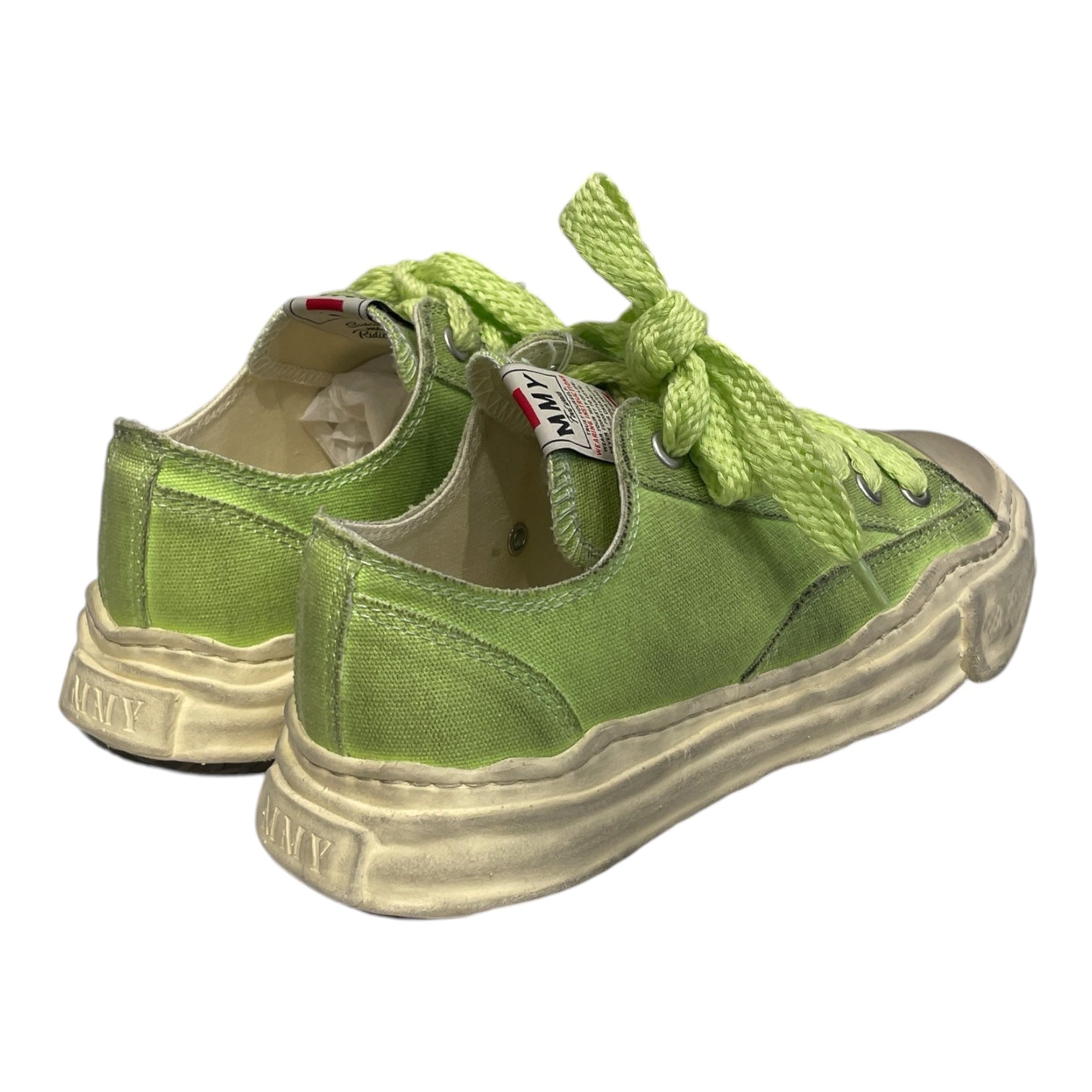 MIHARA YASUHIRO/Low-Sneakers/EU 42/Cotton/GRN/MOLDED SOLE SNEAKER view 2