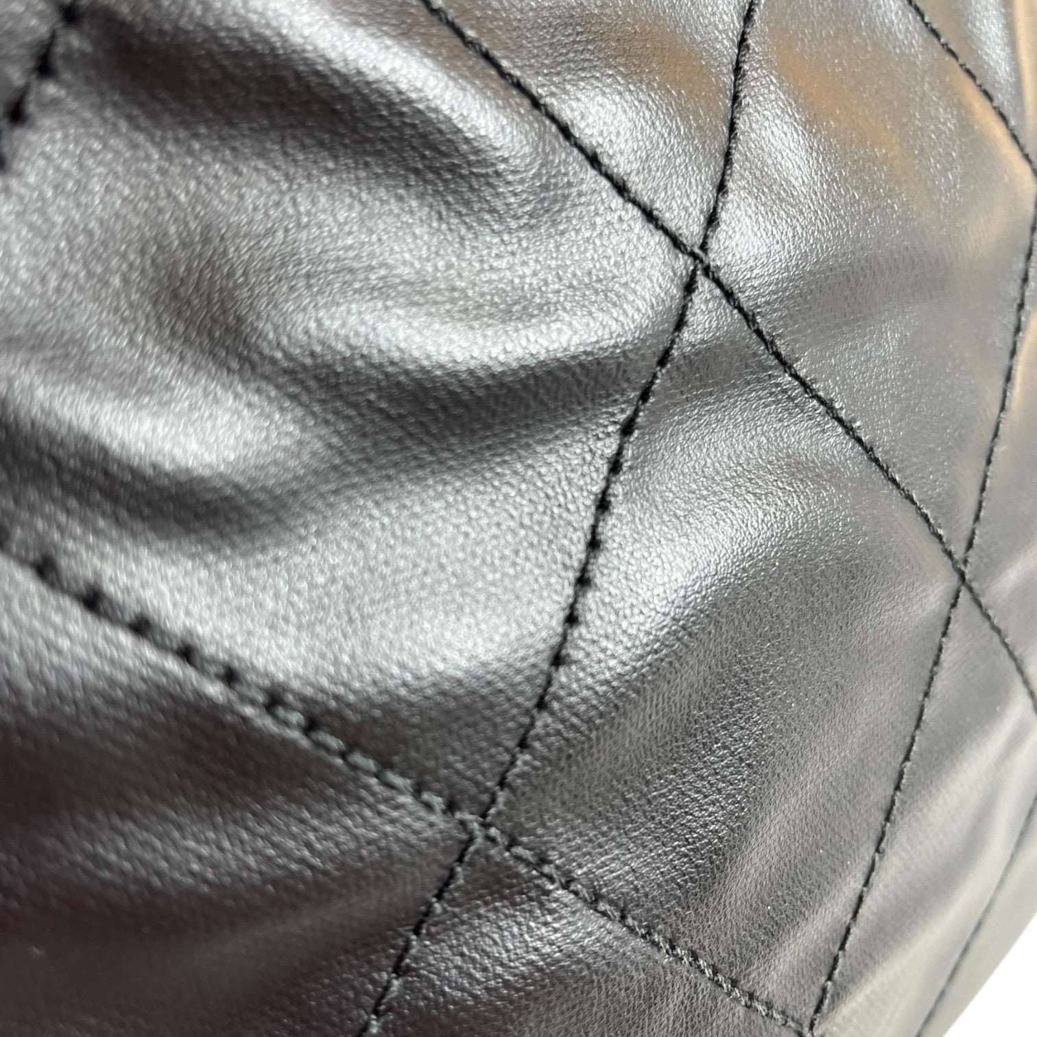 CHANEL/Hand Bag/Leather/BLK/SMALL PARIS-BIARRITZ view 8