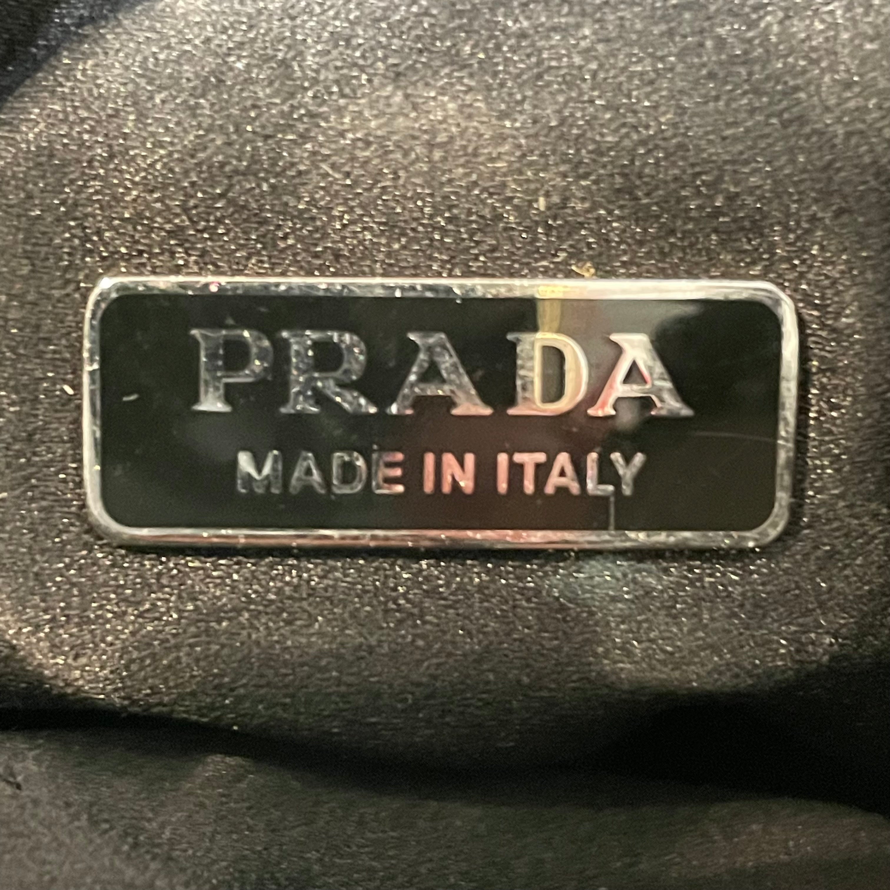 PRADA/Cross Body Bag/Cotton/BLK/103 view 5