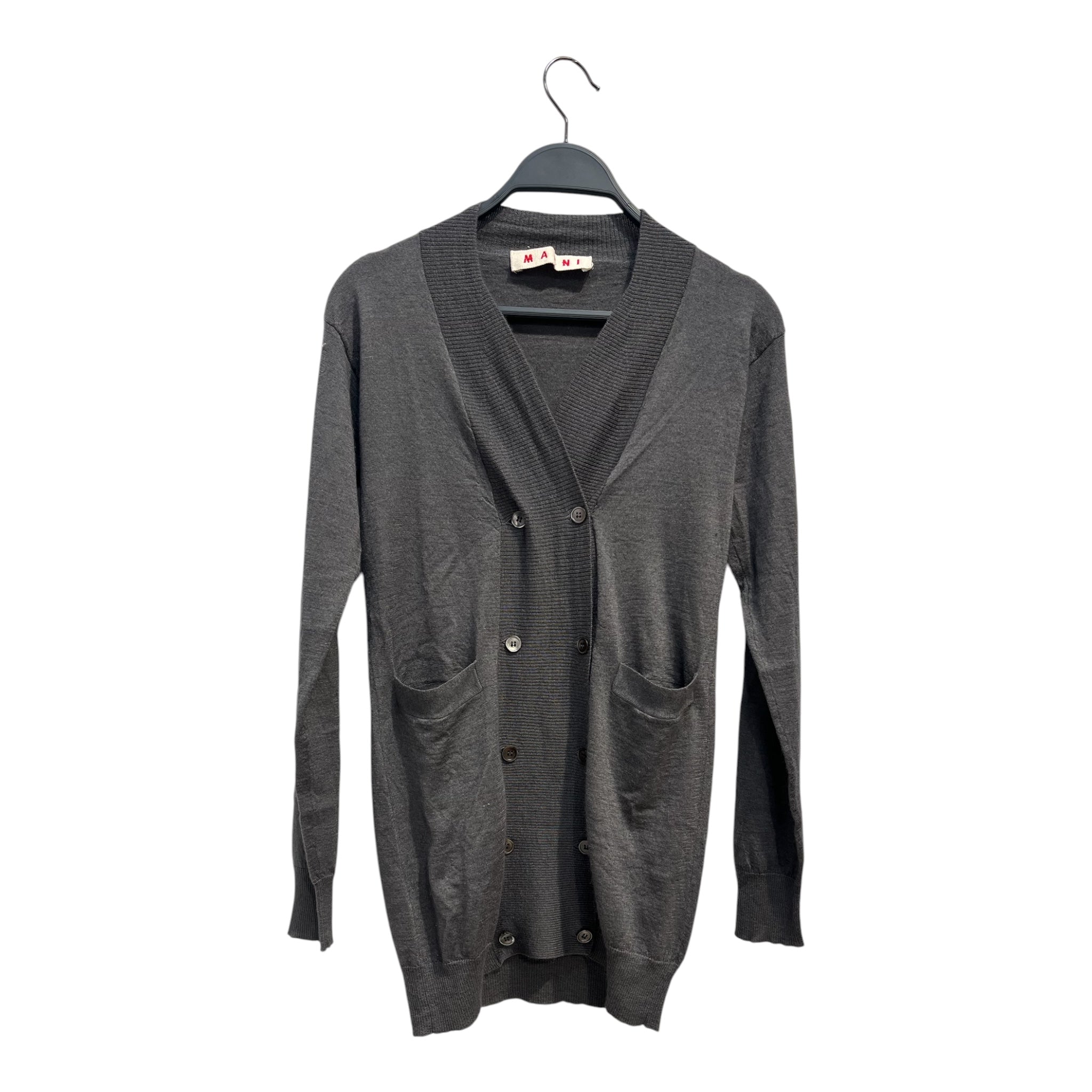 MARNI/Cardigan/38/Cashmere/GRY/DOUBLE BREASTED 2 POCKET view 1