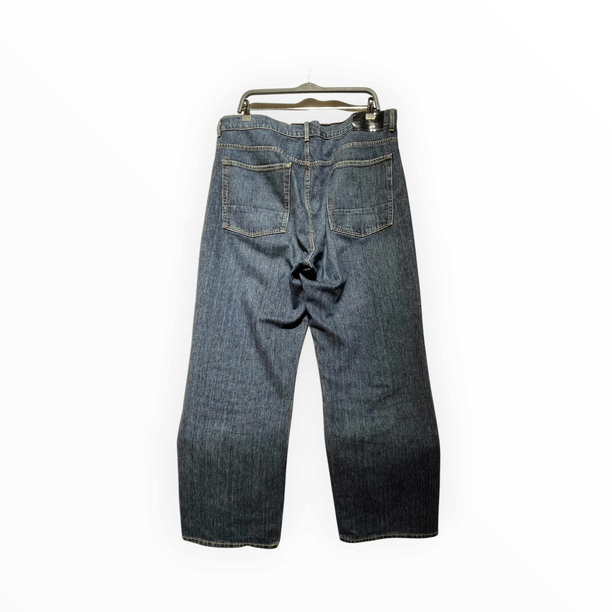 OUR LEGACY/Straight Pants/36/Cotton/NVY/Stripe/TRANSLUCENT BACK TAG view 2
