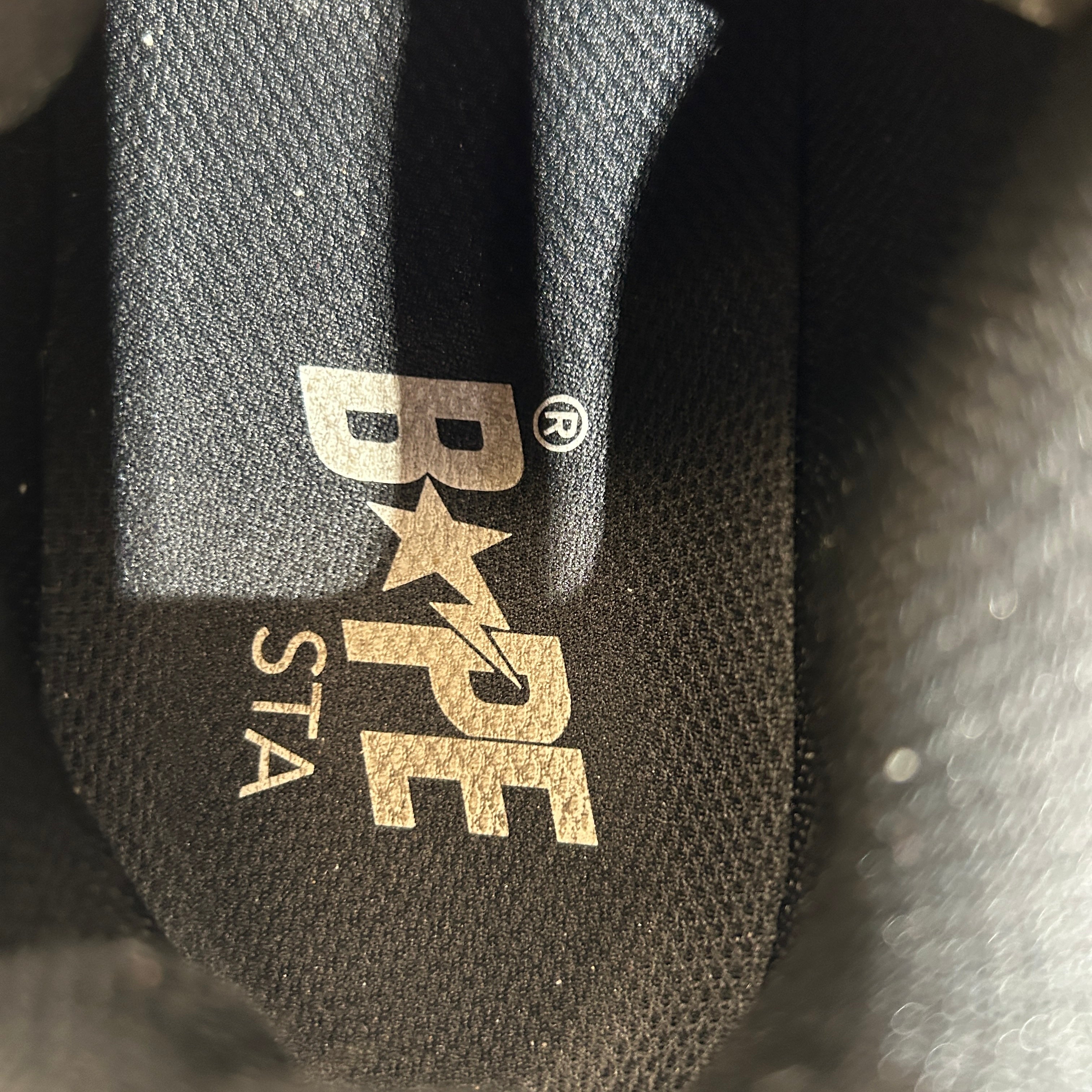 A BATHING APE/Low-Sneakers/US 9.5/GRY/Cross Sta view 3