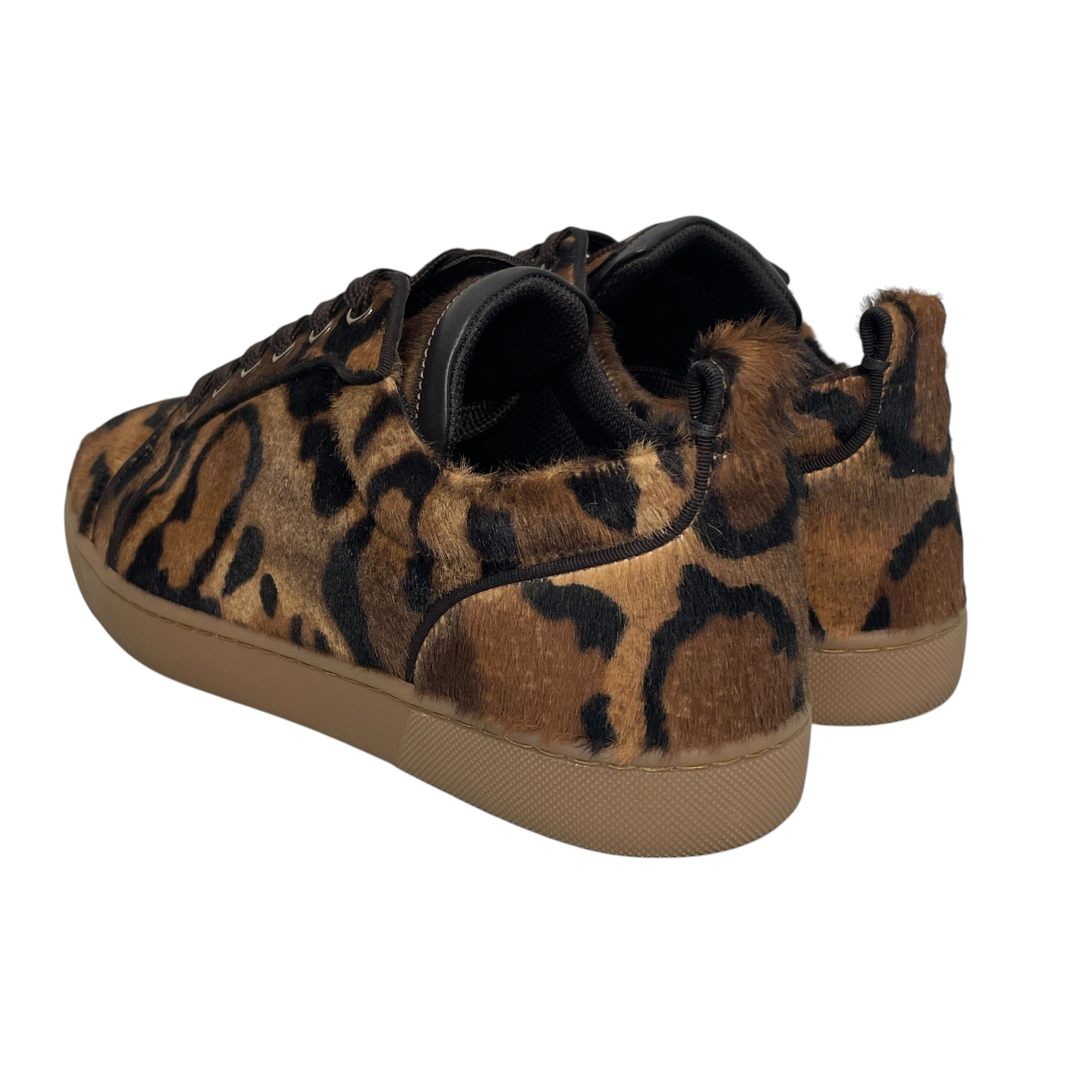 Christian Louboutin/Low-Sneakers/EU 41/Leopard/Cowhide/BRW/Louis Junior view 2