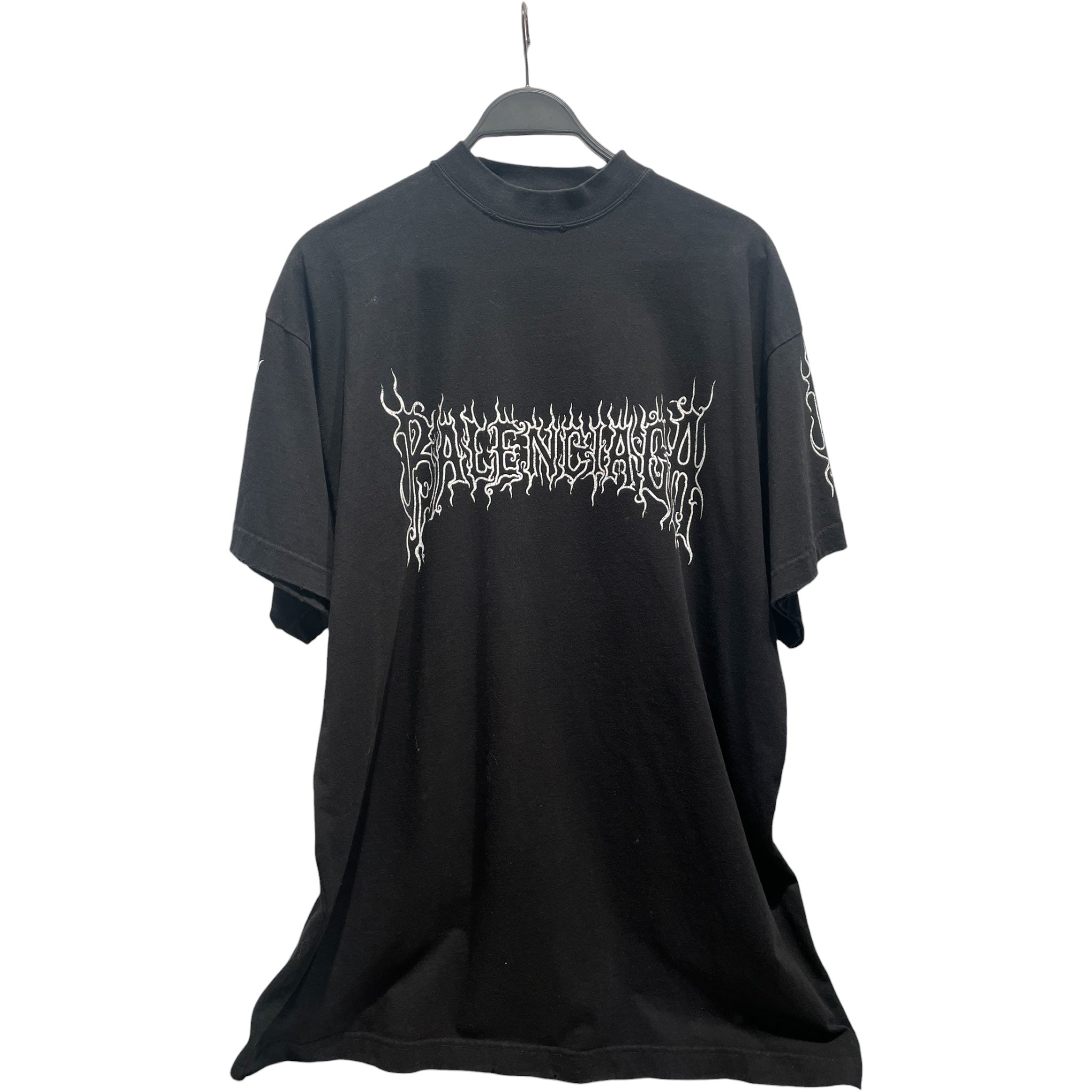 BALENCIAGA/T-Shirt/2/Cotton/BLK/Graphic/darkwave view 1