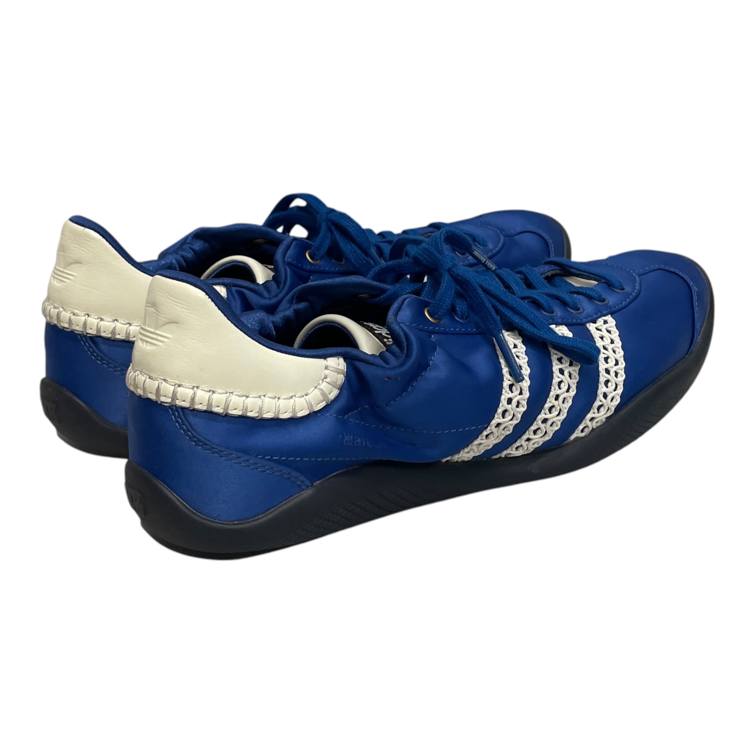 adidas/WALES BONNER/Low-Sneakers/US 10/Cotton/BLU/CROCHET 3 STRIPE view 2
