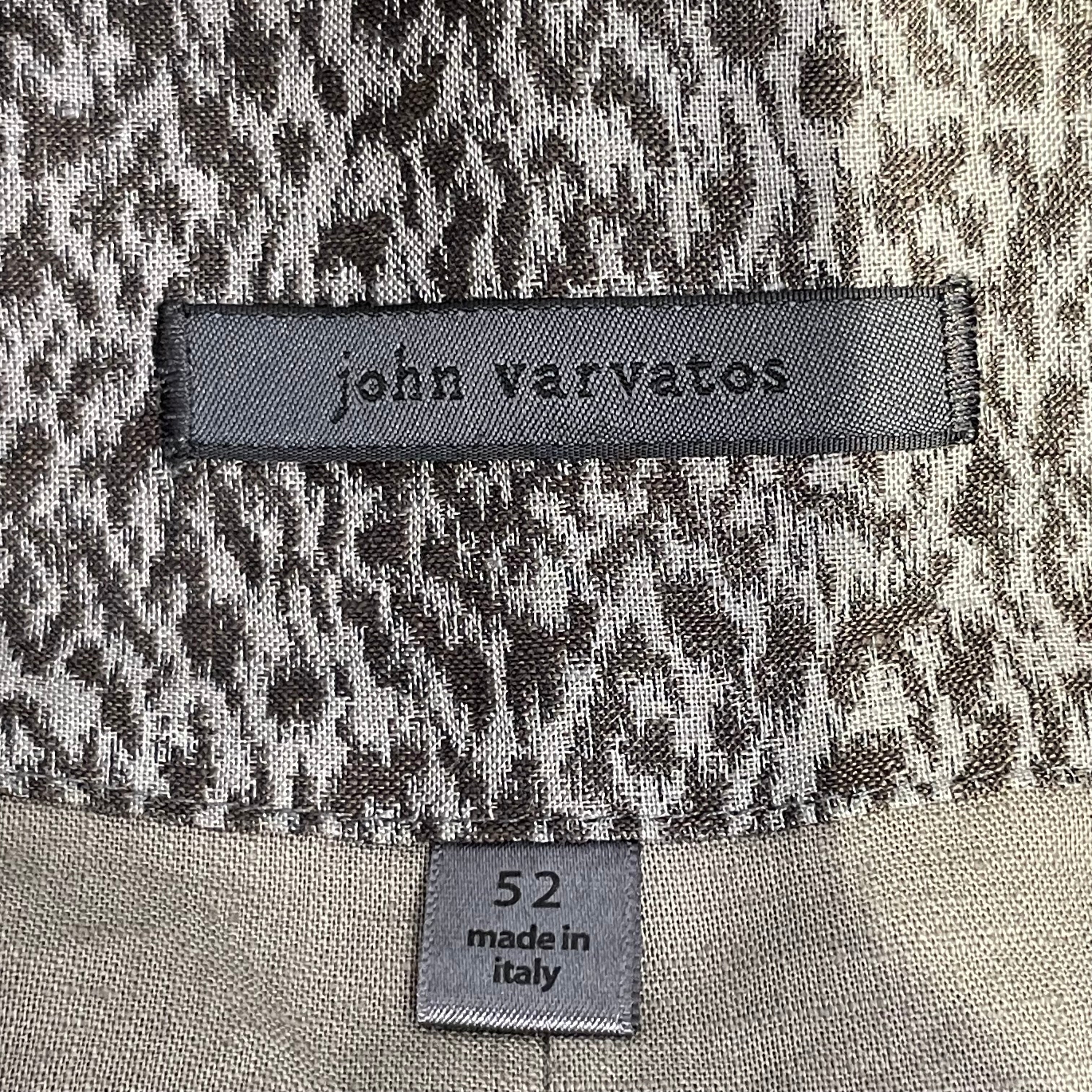 john varvatos/Jacket/52/Wool/GRY/Animal Pattern/ANIMAL PRINT view 5