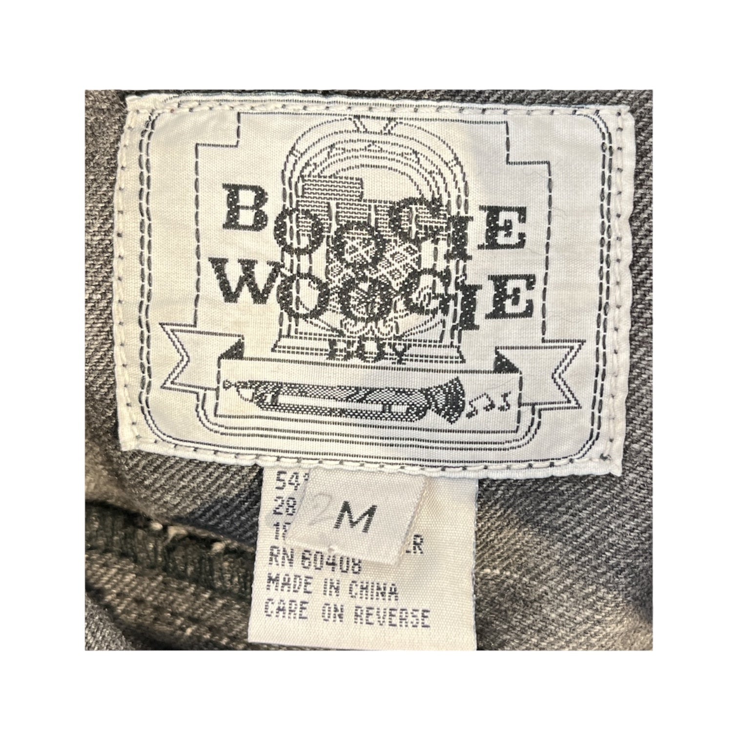 BOOGIE WOOGIE/Denim Jkt/M/Denim/BLK/removable hood view 3