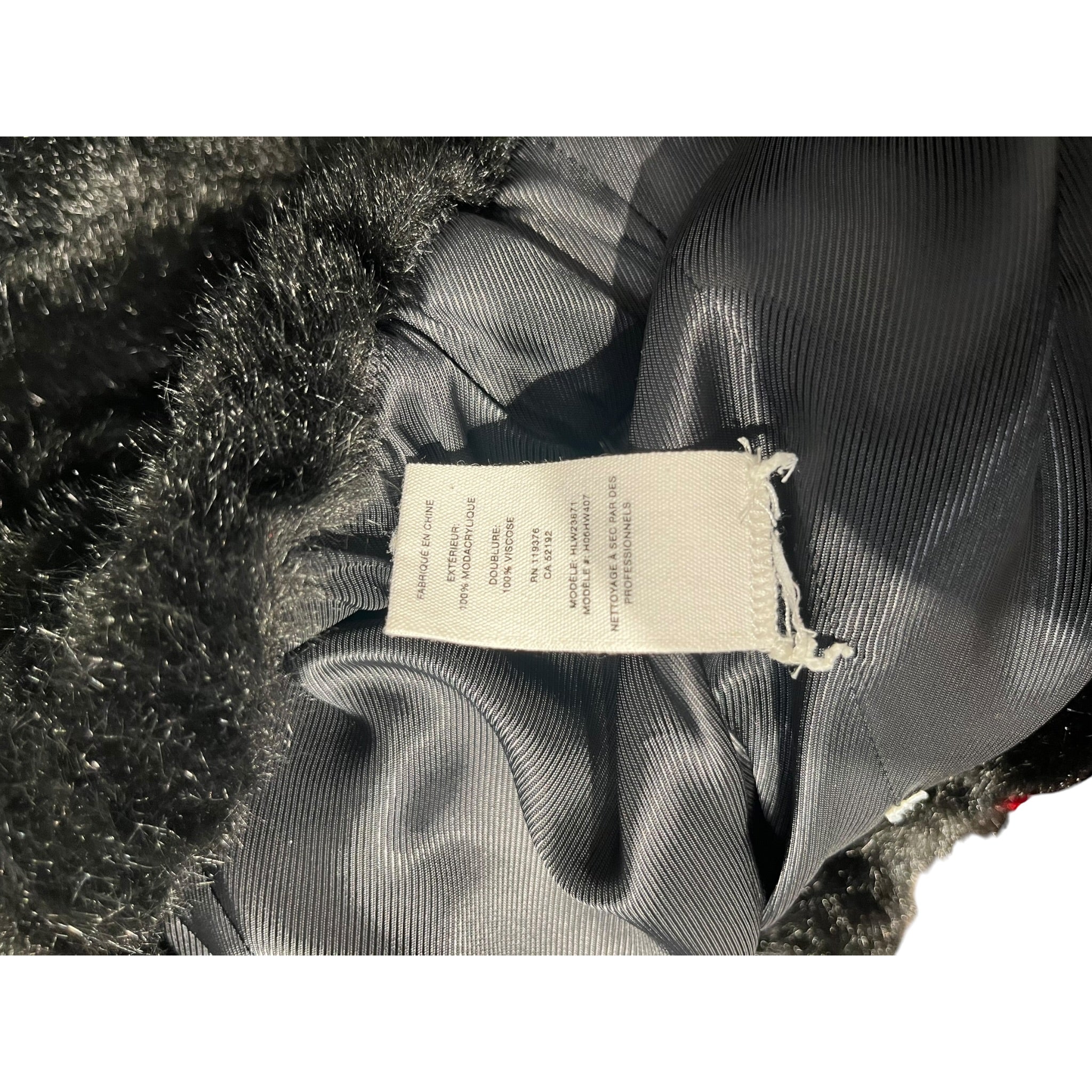 Helmut Lang/Jacket/L/Acrylic/BLK/style #:H06HW407 view 3