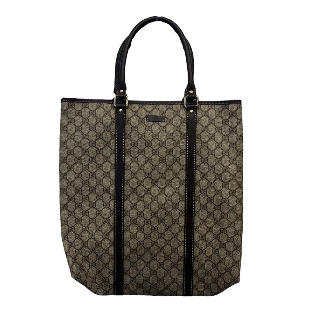GUCCI/Tote Bag/Monogram/BRW/gg supreme joy large view 1