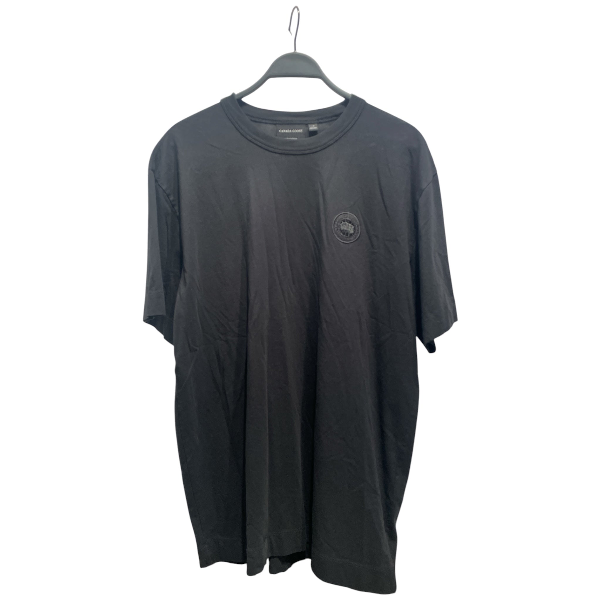CANADA GOOSE/T-Shirt/L/Cotton/BLK/Graphic/embroided chest logo view 1