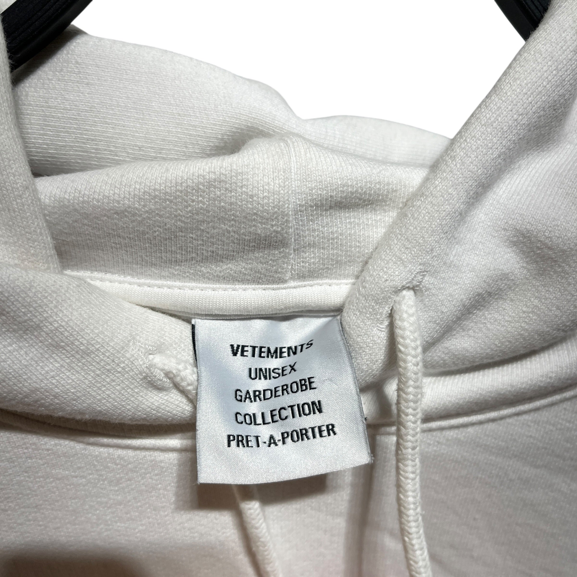VETEMENTS/Hoodie/M/Cotton/WHT/unicorns view 3