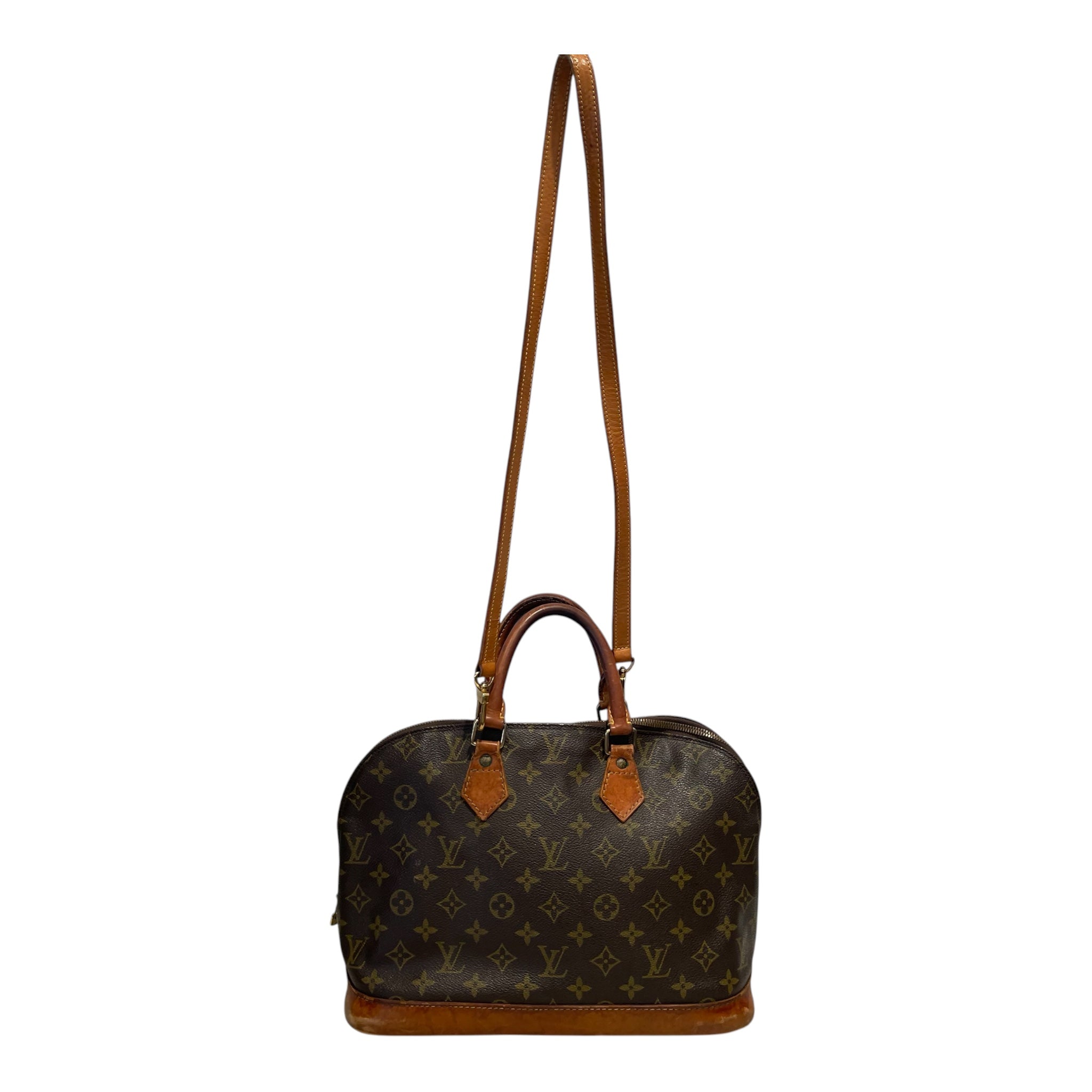 LOUIS VUITTON/Hand Bag/Monogram/Leather/BRW/LV Monogram Alma view 2