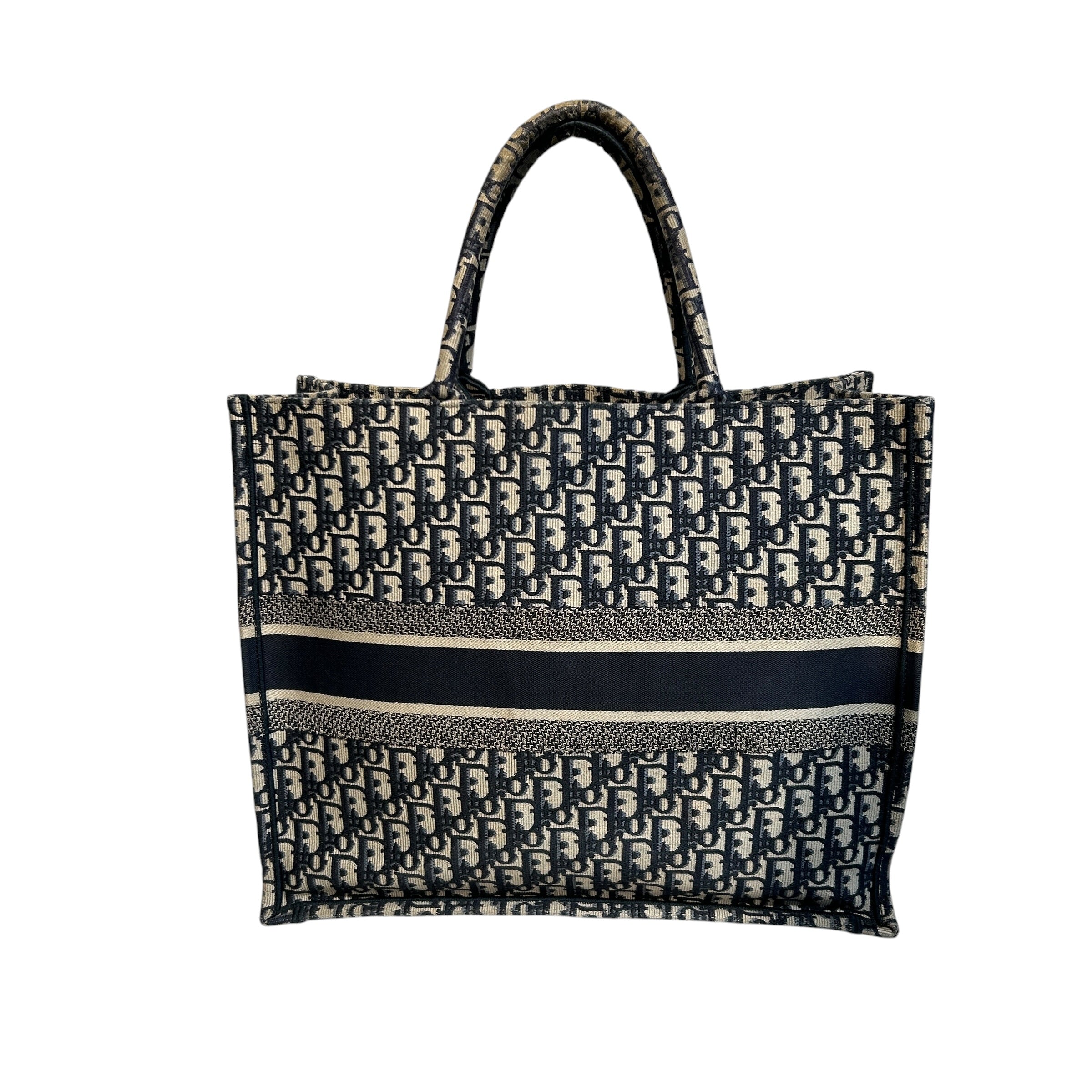 Christian Dior/Tote Bag/Monogram/Cotton/IDG/OBLIQUE JACQUARD LARGE view 2
