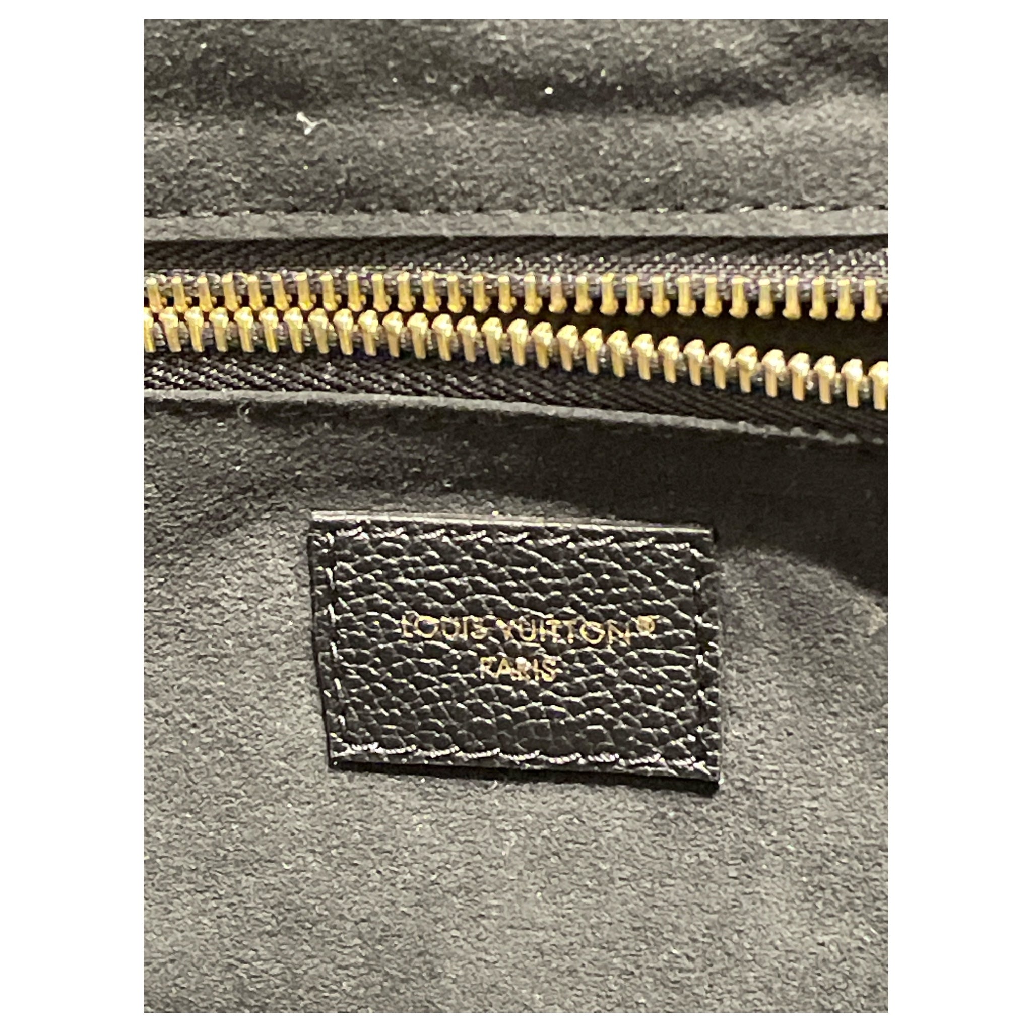 LOUIS VUITTON/Tote Bag/Monogram/Leather/BLK/Neverfull Empriente BLK/WHT view 4