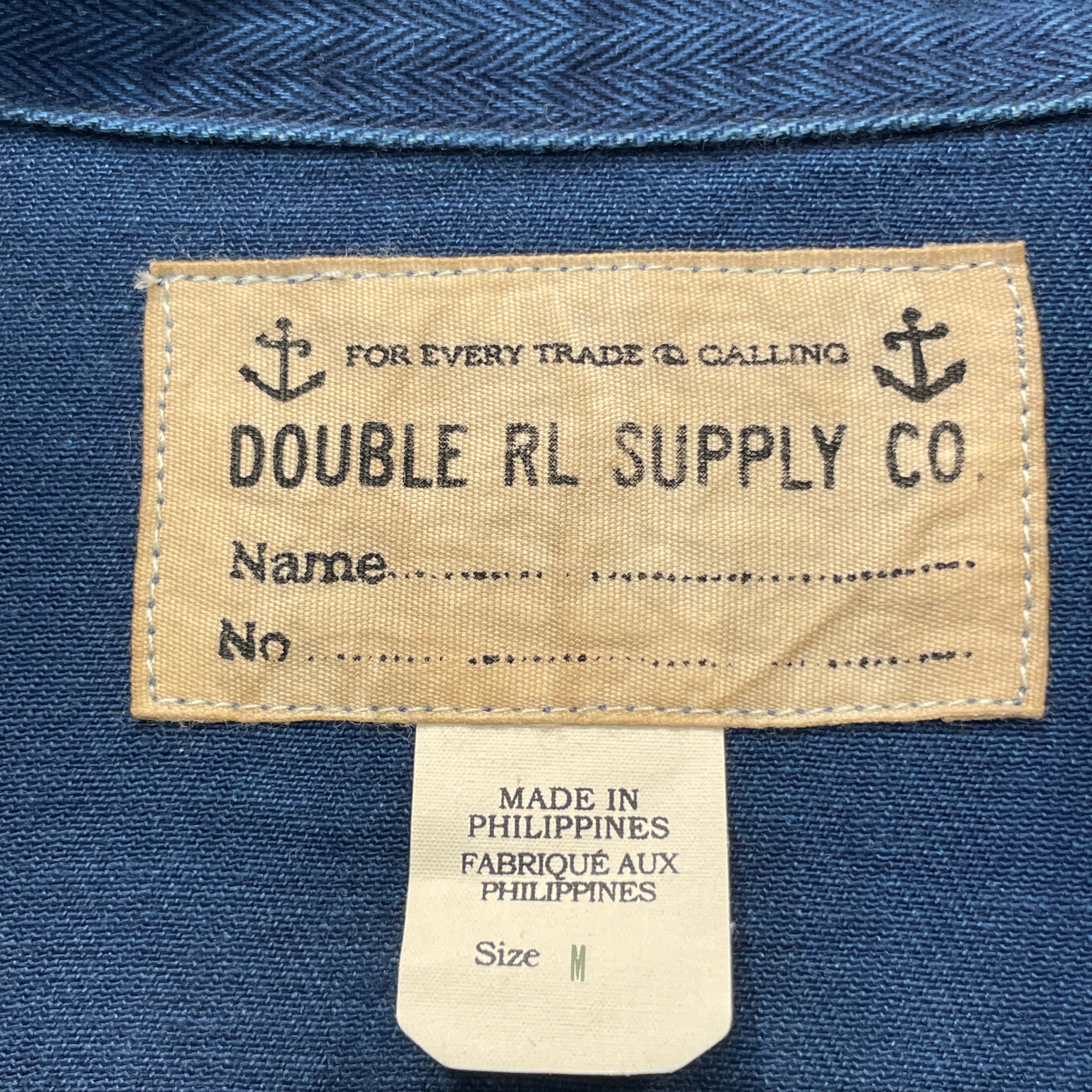 DOUBLE RL SUPPLY/Denim Jkt/M/Denim/BLU/Single Breasted/1 view 3