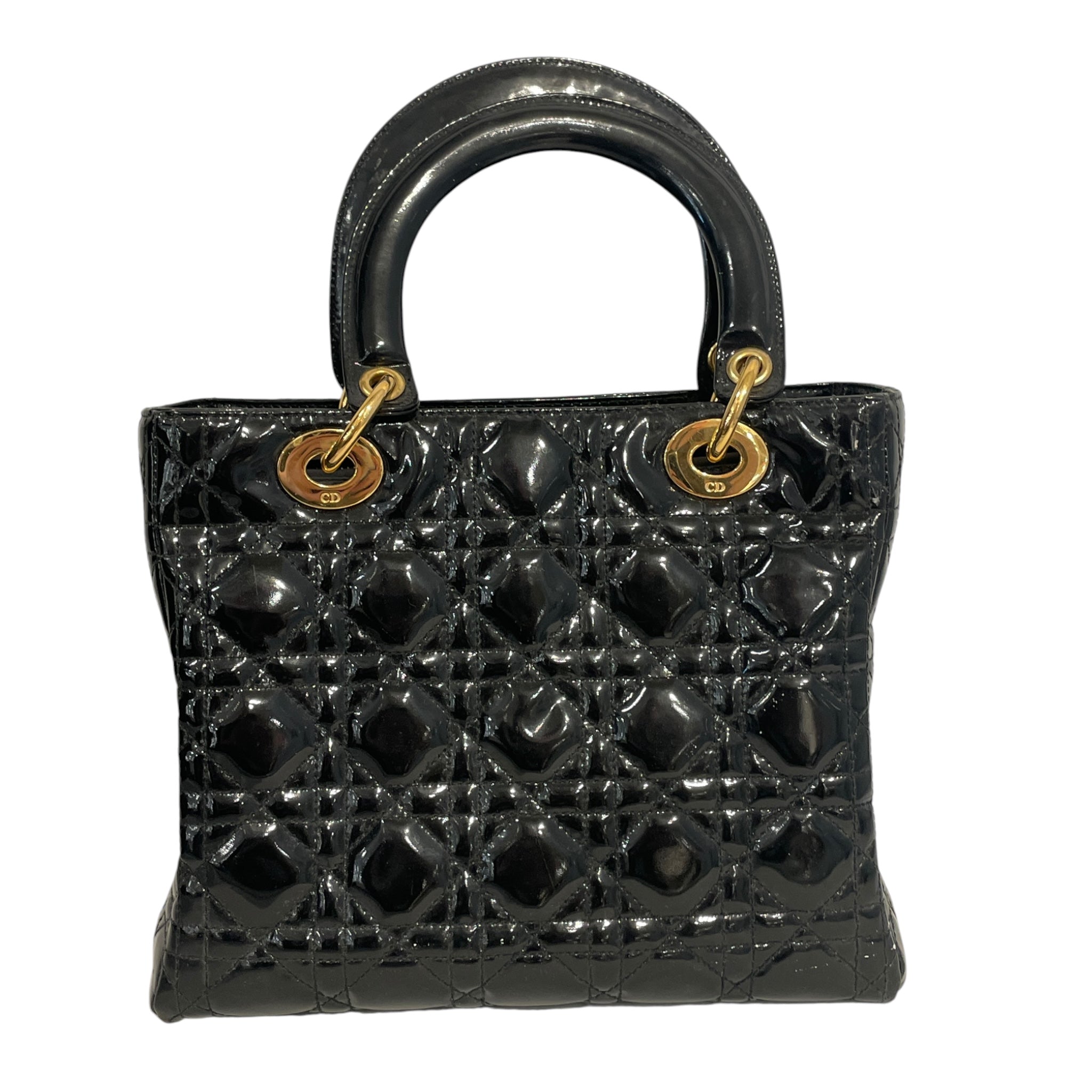 Christian Dior/Hand Bag/Faux Leather/BLK/89D7YQY view 2