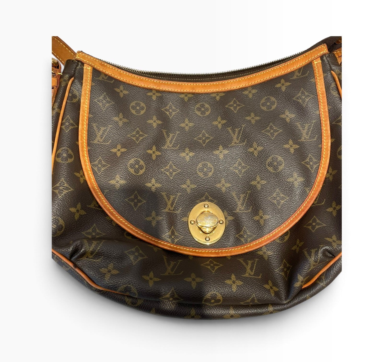 LOUIS VUITTON/Cross Body Bag/Monogram/Leather/BRW/LV Pallas Monogram Crossbody view 3