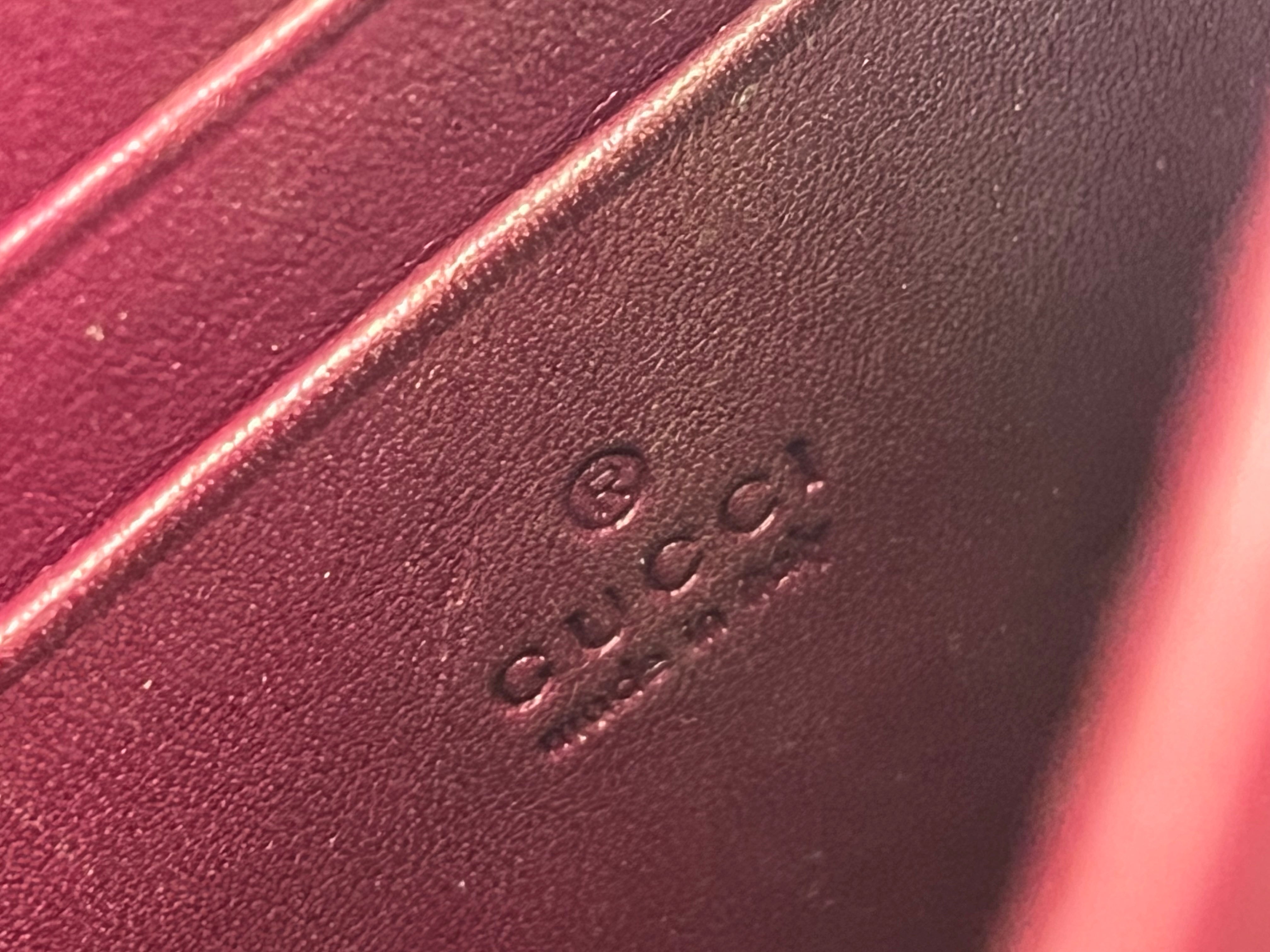 GUCCI/Cross Body Bag/Suede/PPL/Marmont Chain view 9