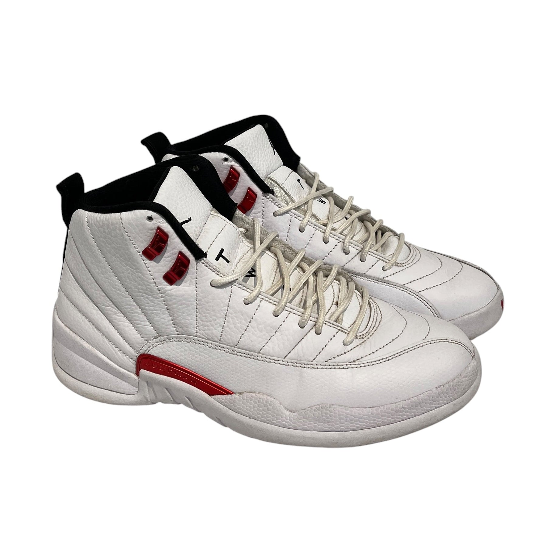 JORDAN BRAND/Hi-Sneakers/US 10/Leather/WHT/metalic red 12 view 1