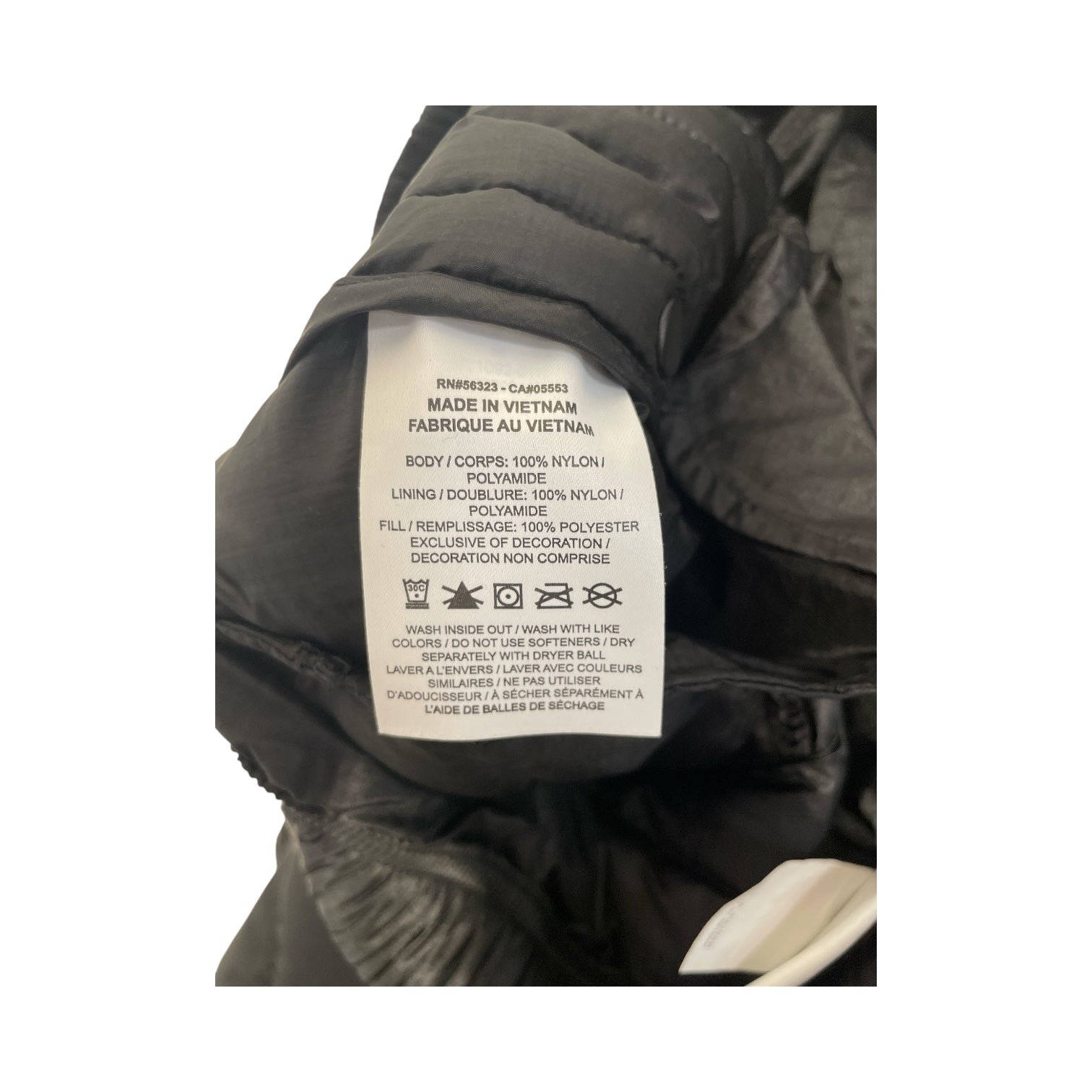 NIKE/STUSSY/Pants/M/Nylon/BLK/Puffer pants DC1092-010 view 4