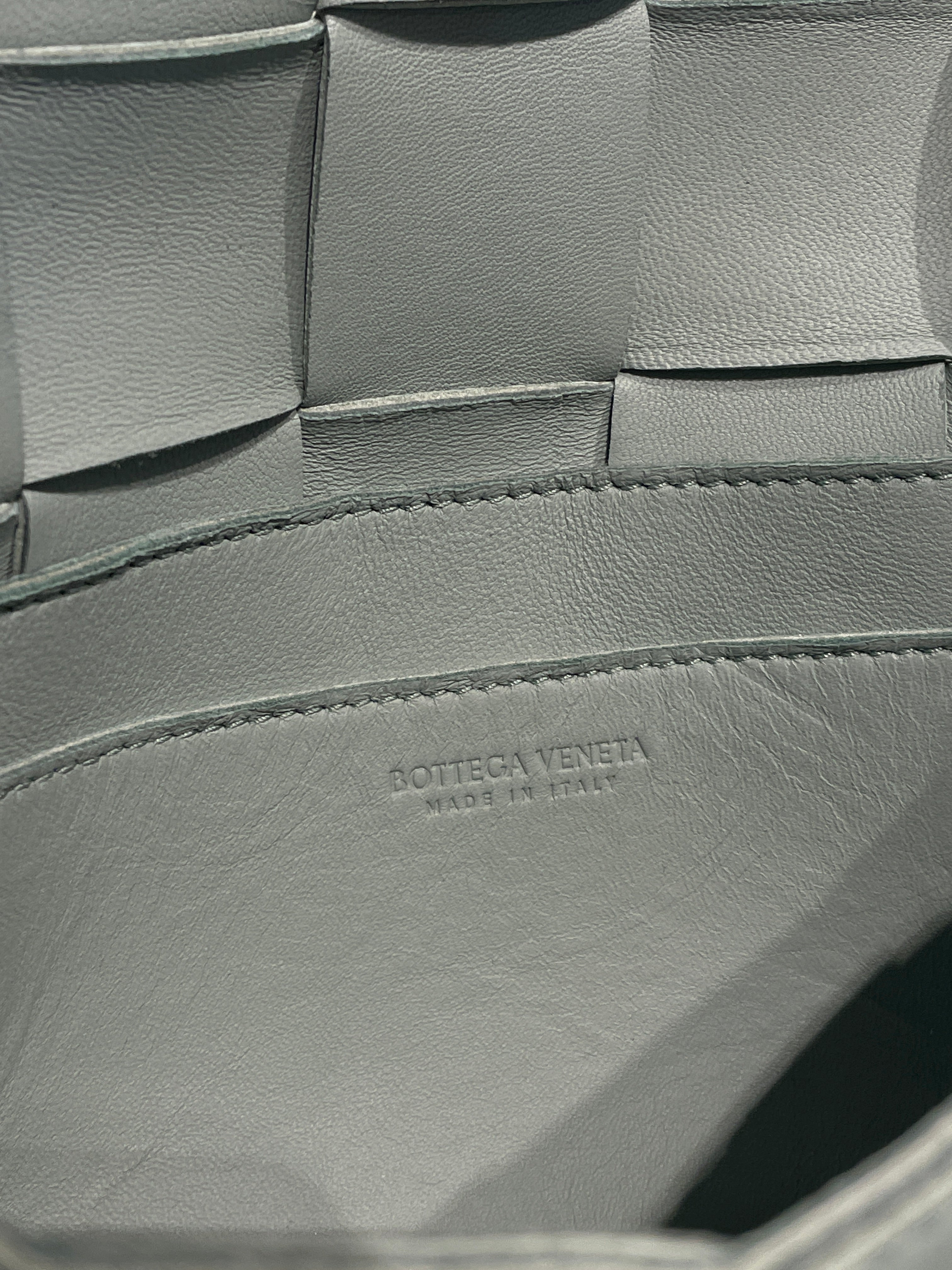 BOTTEGA VENETA/Cross Body Bag/M/Lambskin/GRN/Intrecciato Casette Bag view 5