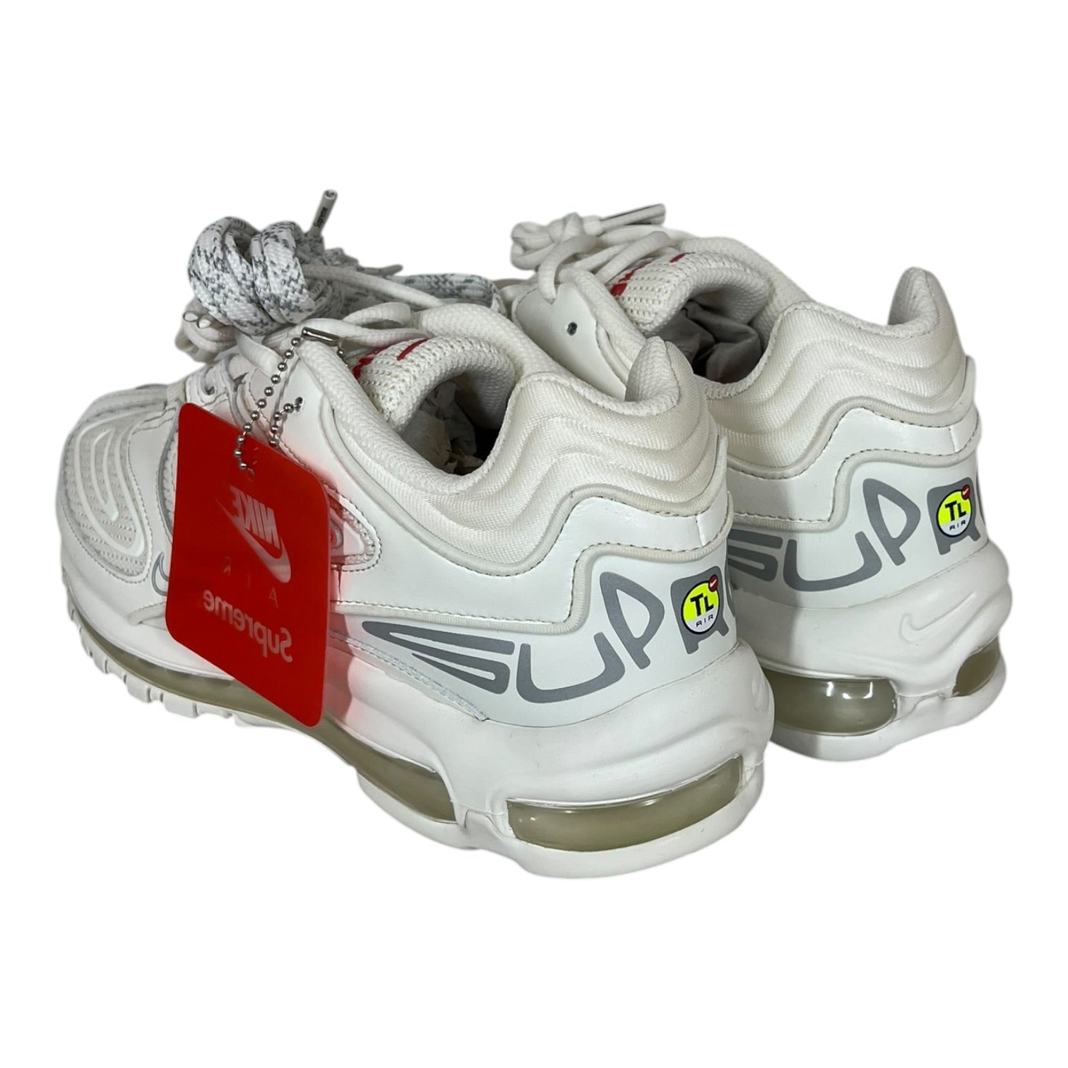 NIKE/Supreme/Low-Sneakers/US 8/WHT/AIR MAX 98 TL SP view 1