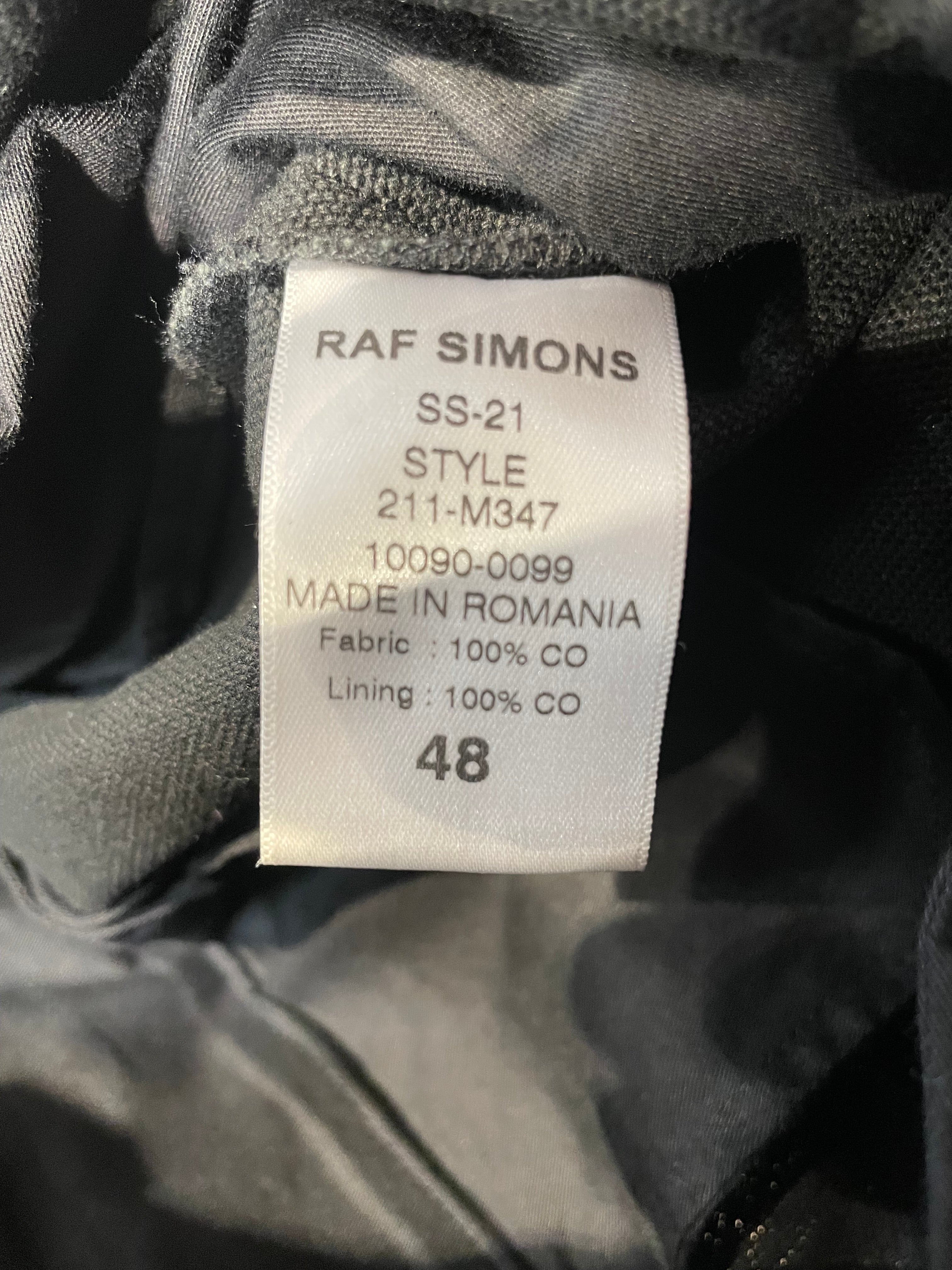 RAF SIMONS/Bootcut Pants/48/Denim/BLK/short flares ss21 view 4