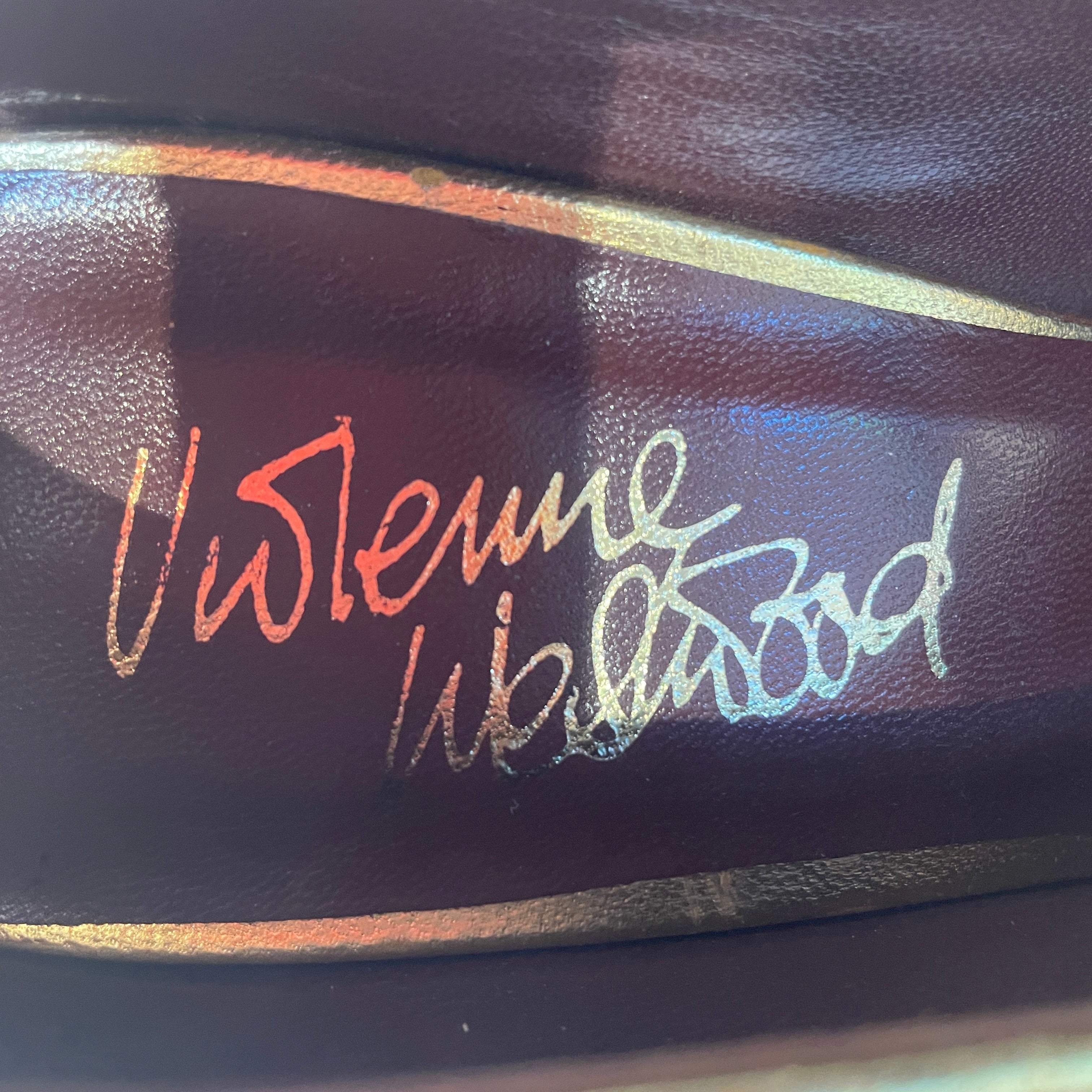 Vivienne Westwood/Heels/US 7/Leather/BLK/RED BLACK STAR view 3