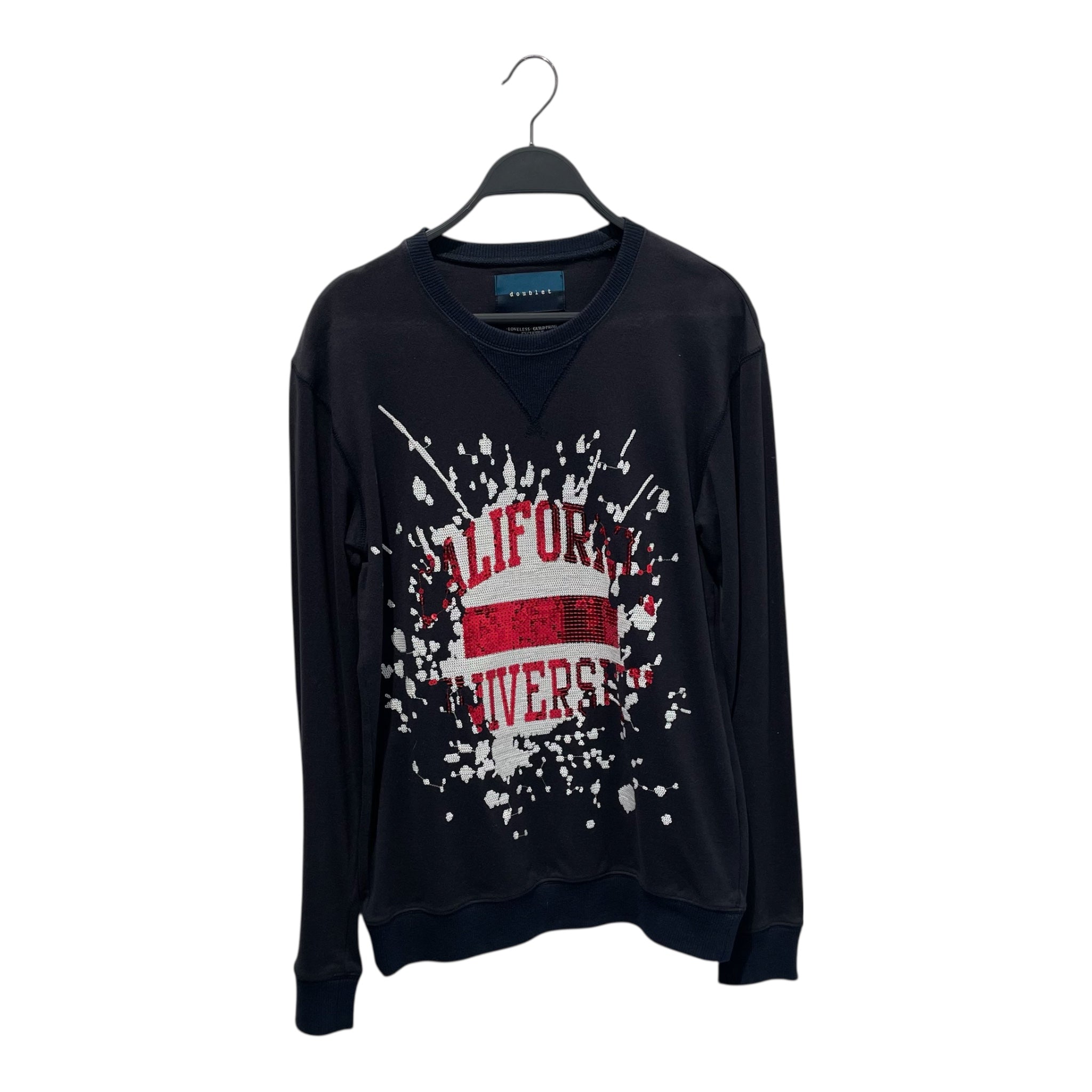 doublet/Sweatshirt/M/Cotton/NVY/sequin california logo view 1