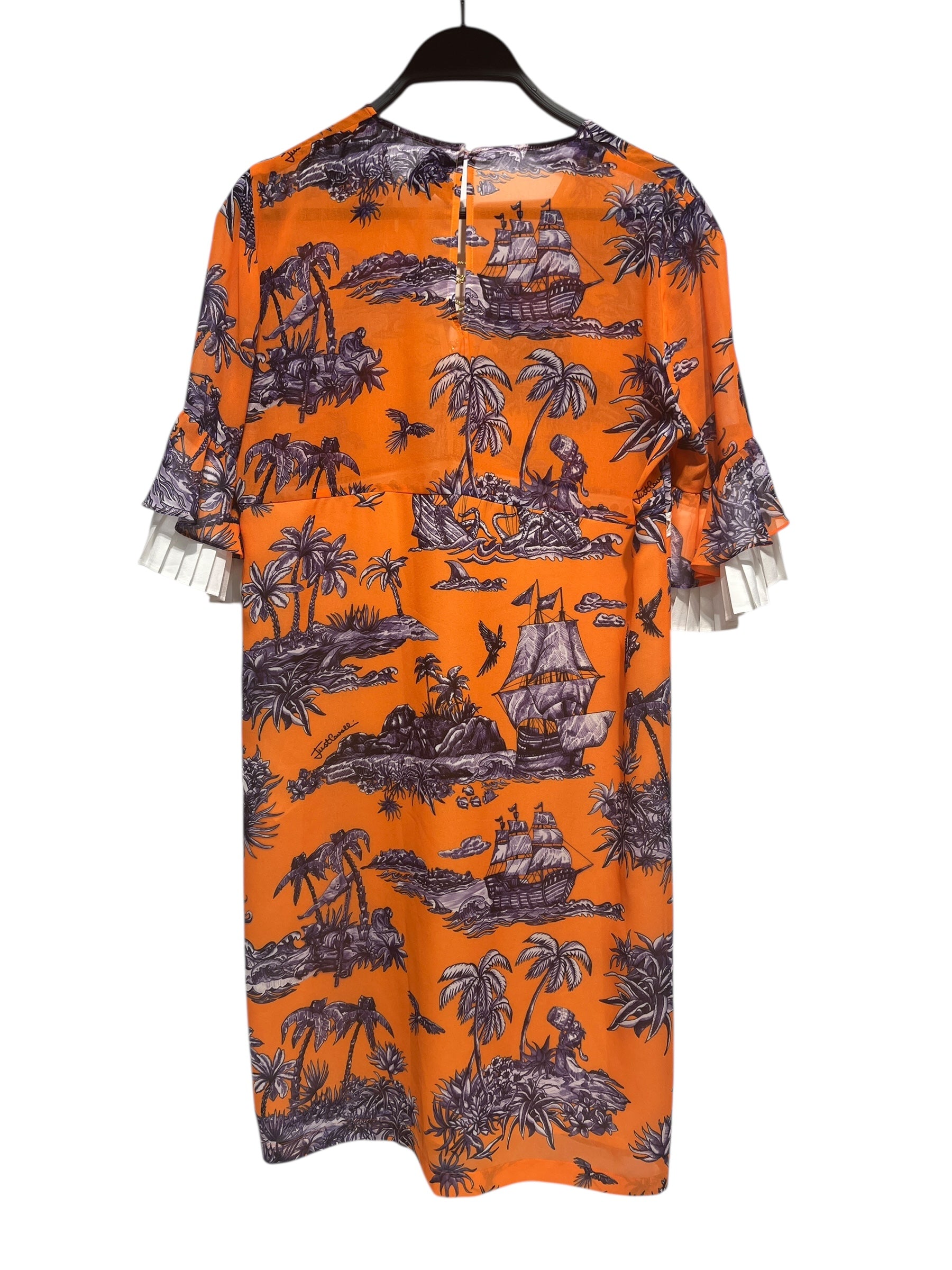 Just cavalli/SS Dress/38/All Over Print/Polyester/ORN/islands view 2