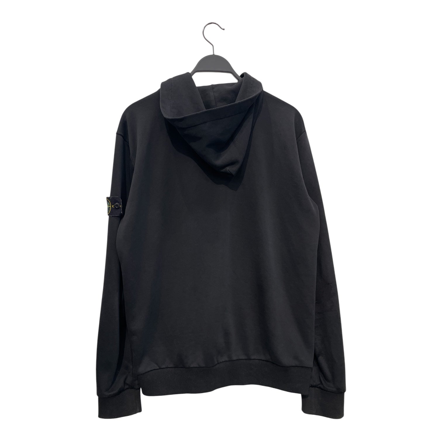 STONE ISLAND/Zip Up Hoodie/M/Cotton/BLK/BASIC ZIP UP view 2