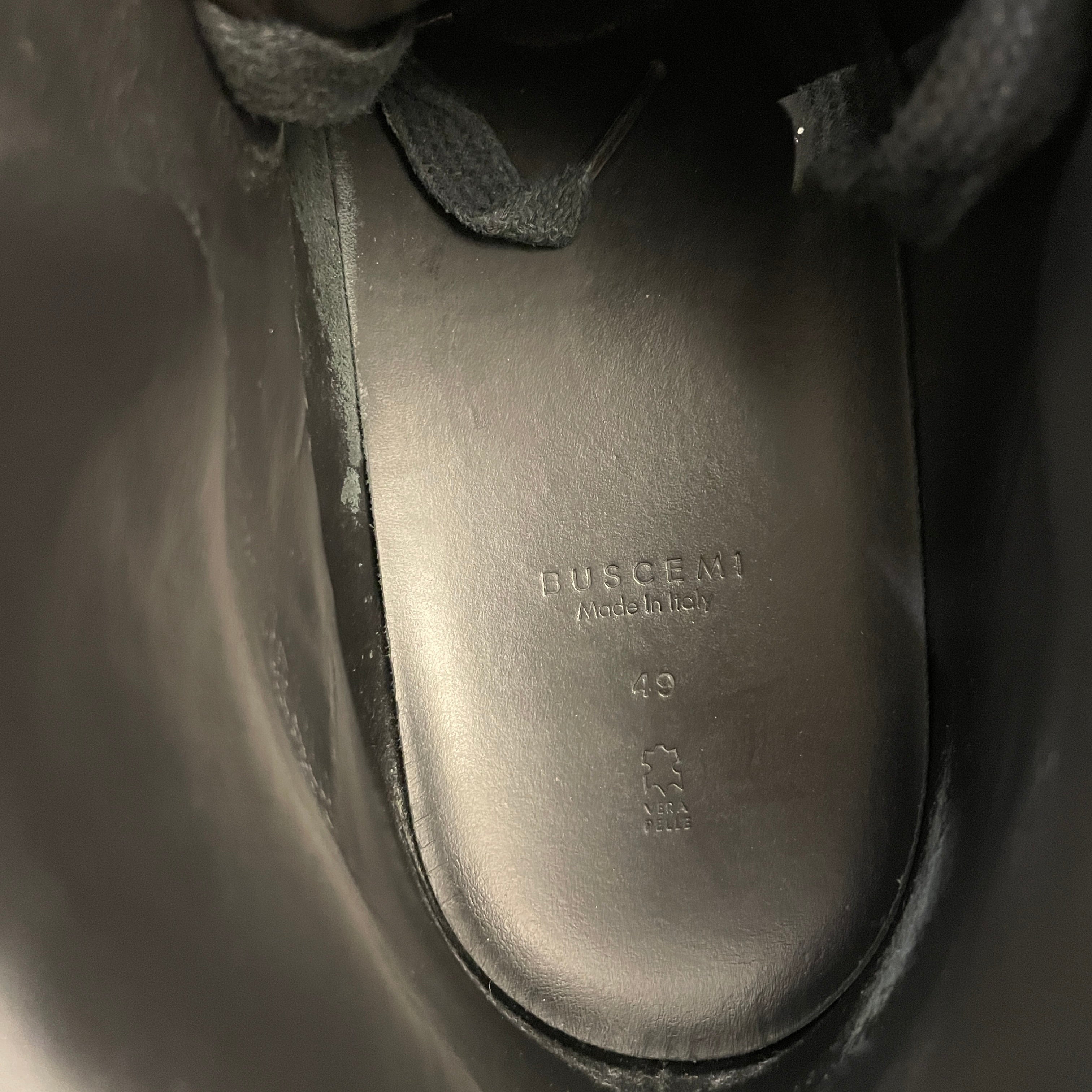 BUSCEMI/Hi-Sneakers/EU 49/Leather/BLK/ view 5