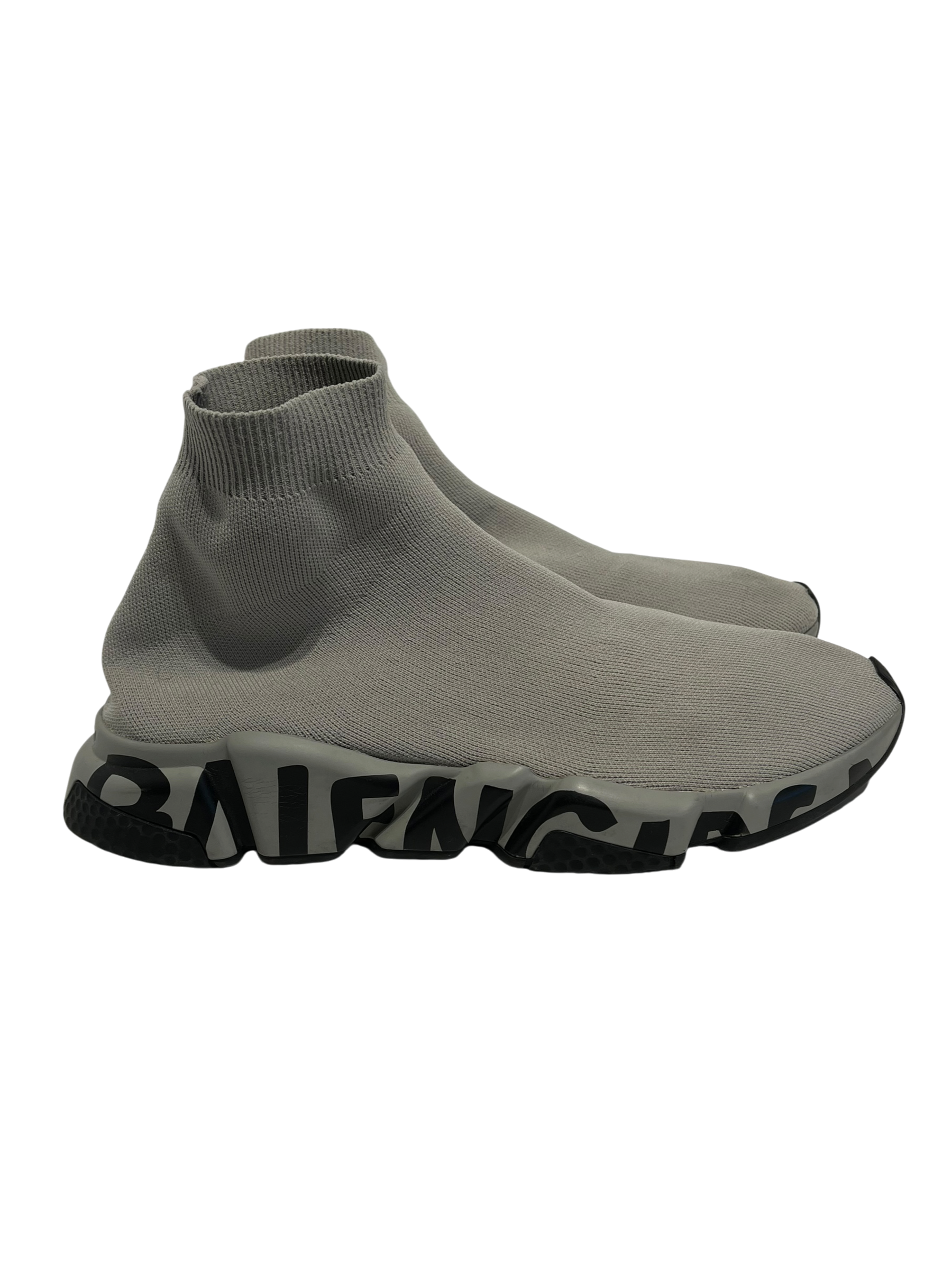 BALENCIAGA/Hi-Sneakers/US 9/Cotton/GRY/Speed Trainers view 6