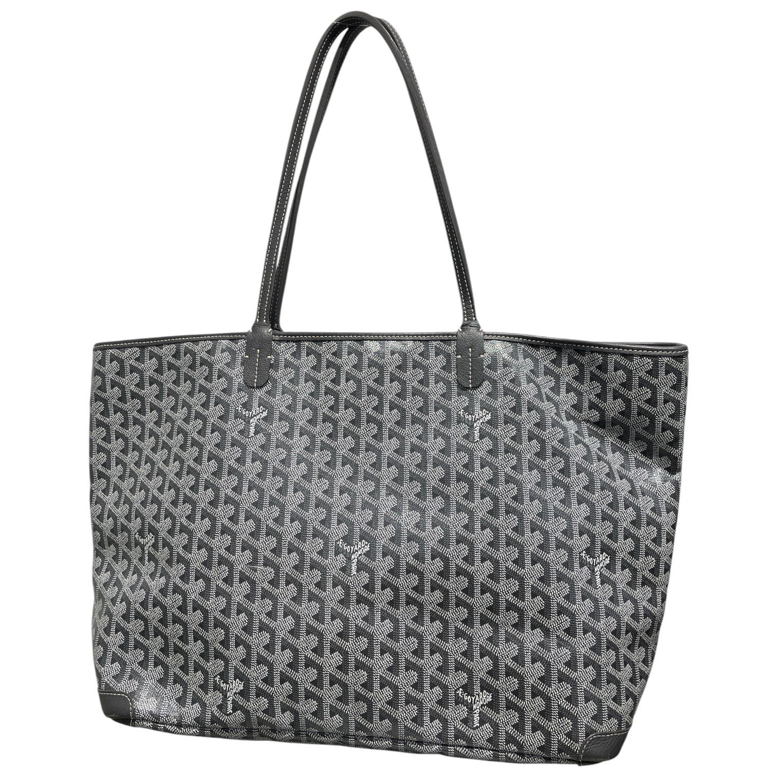 GOYARD/Tote Bag/Monogram/Leather/GRY/ARTOIS PM view 2