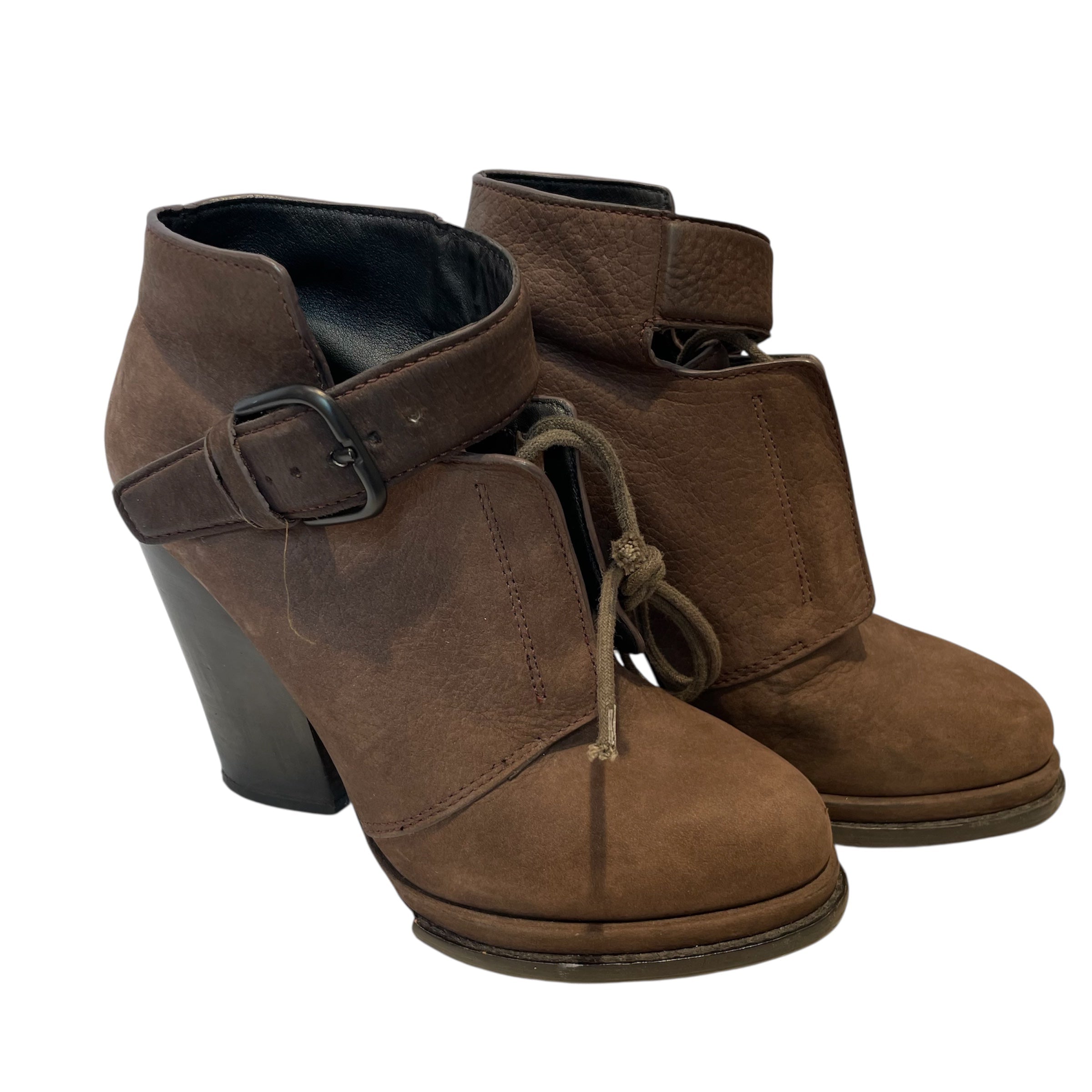 Alexander Wang/Heels/US 6/Leather/BRW/V-Tip/LACE UP HEEL W/ STRAP view 1