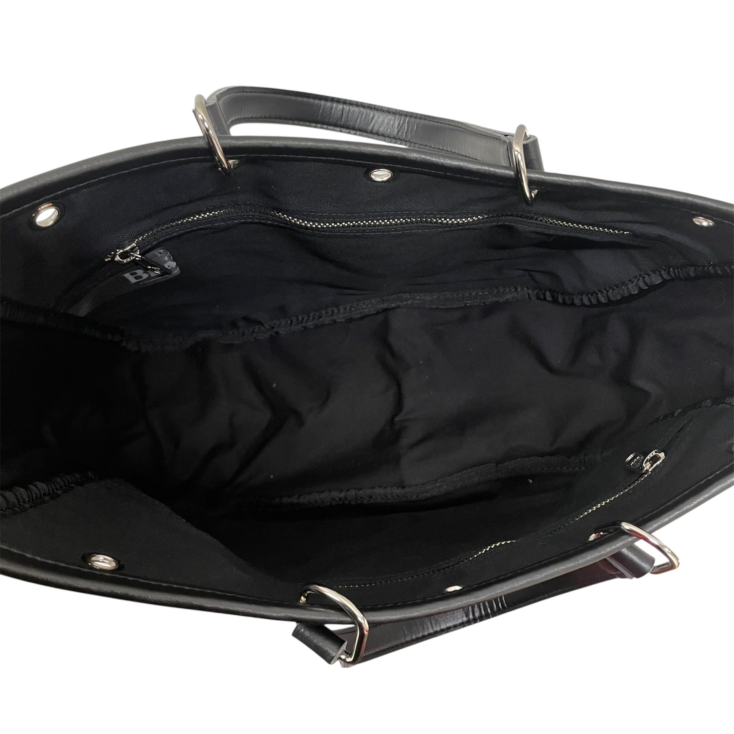 THE BEATLES COMME des GARCONS/Hand Bag/All Over Print/Leather/BLK/ view 6