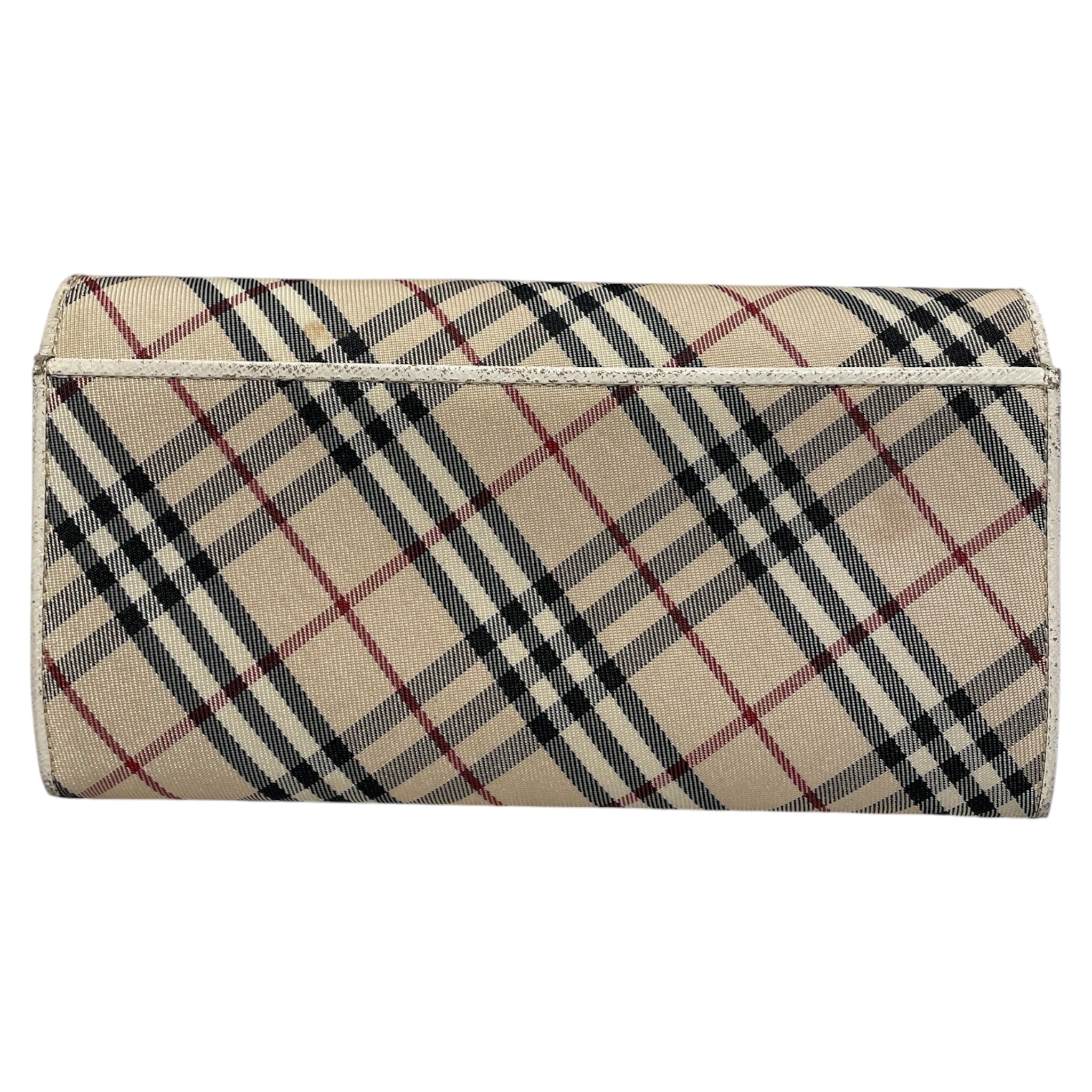 BURBERRY/Long Wallet/Gingham Check/CRM/NOVA CHECK BEIGE/WHITE LONG view 2