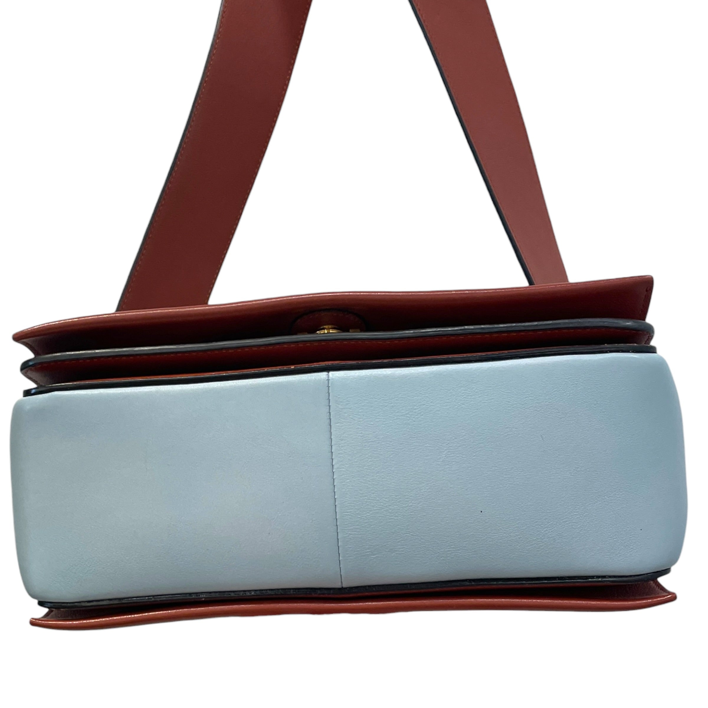CELINE/Cross Body Bag/Leather/BLU/Frame view 3