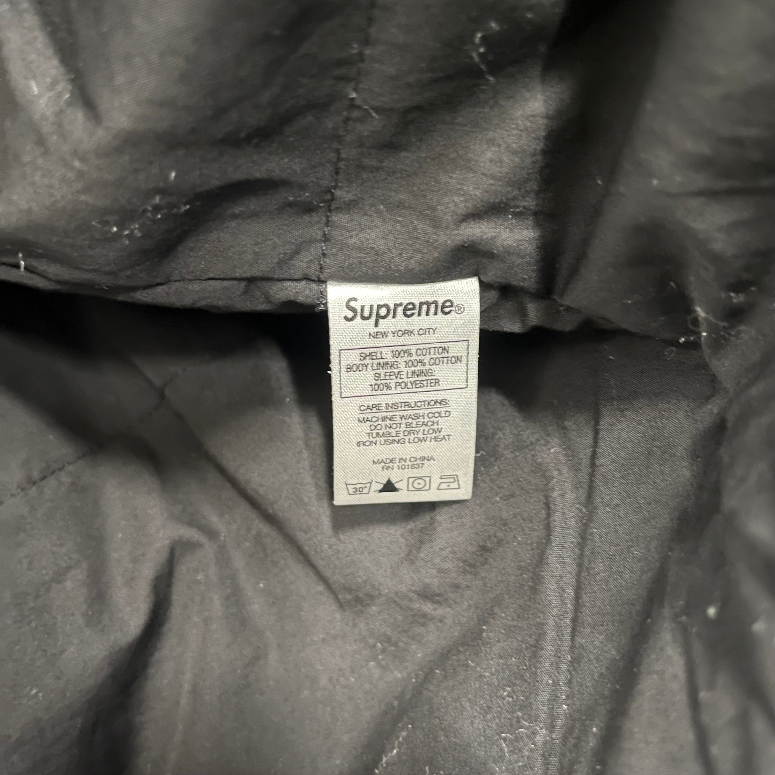Supreme/Zip Up Hoodie/L/Wool/GRN/SS20 WOVEN JKT view 4