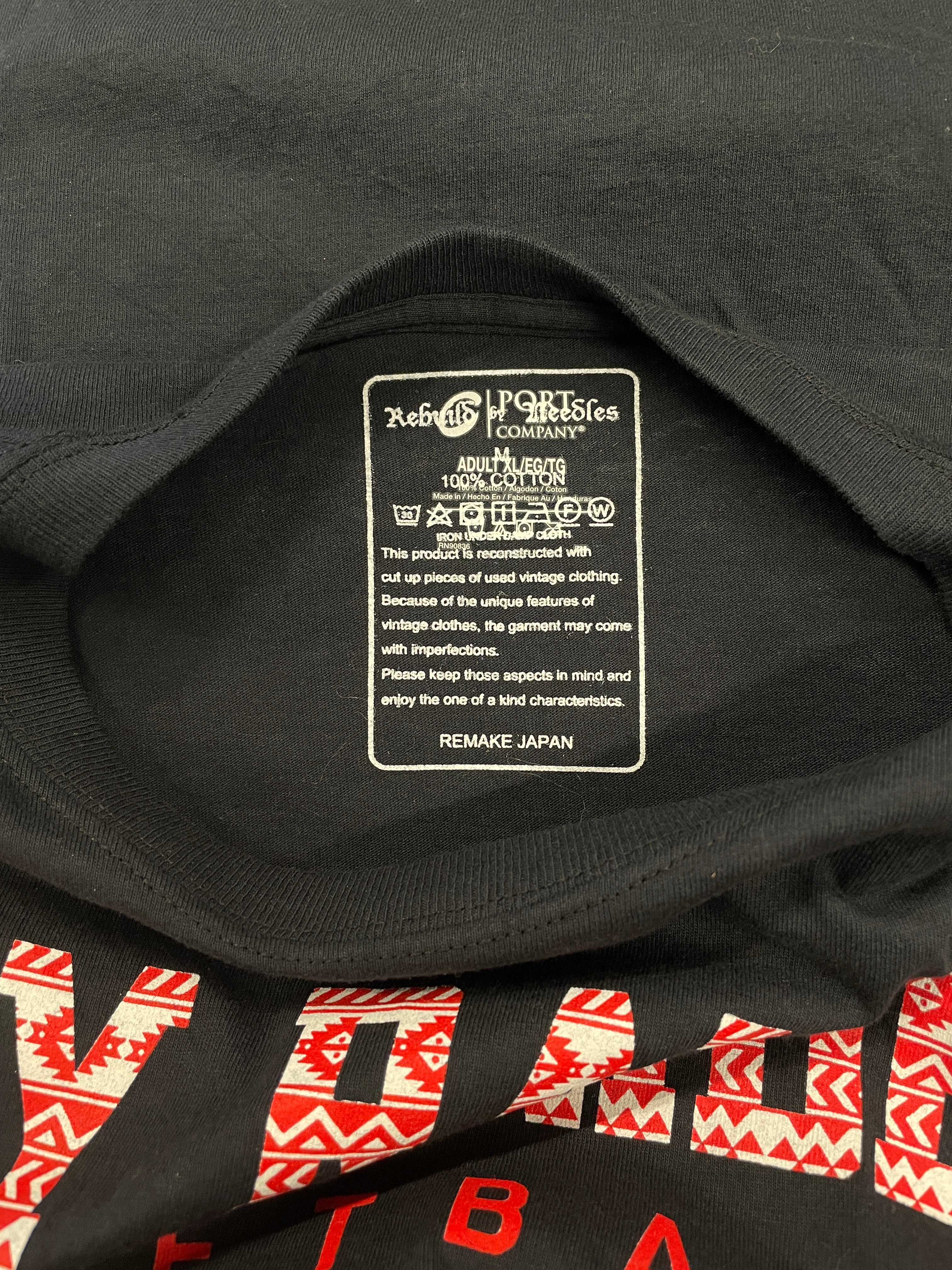 Rebuild by Needles/LS Shirt/M/Cotton/BLK/Graphic/BASKETBALL view 3