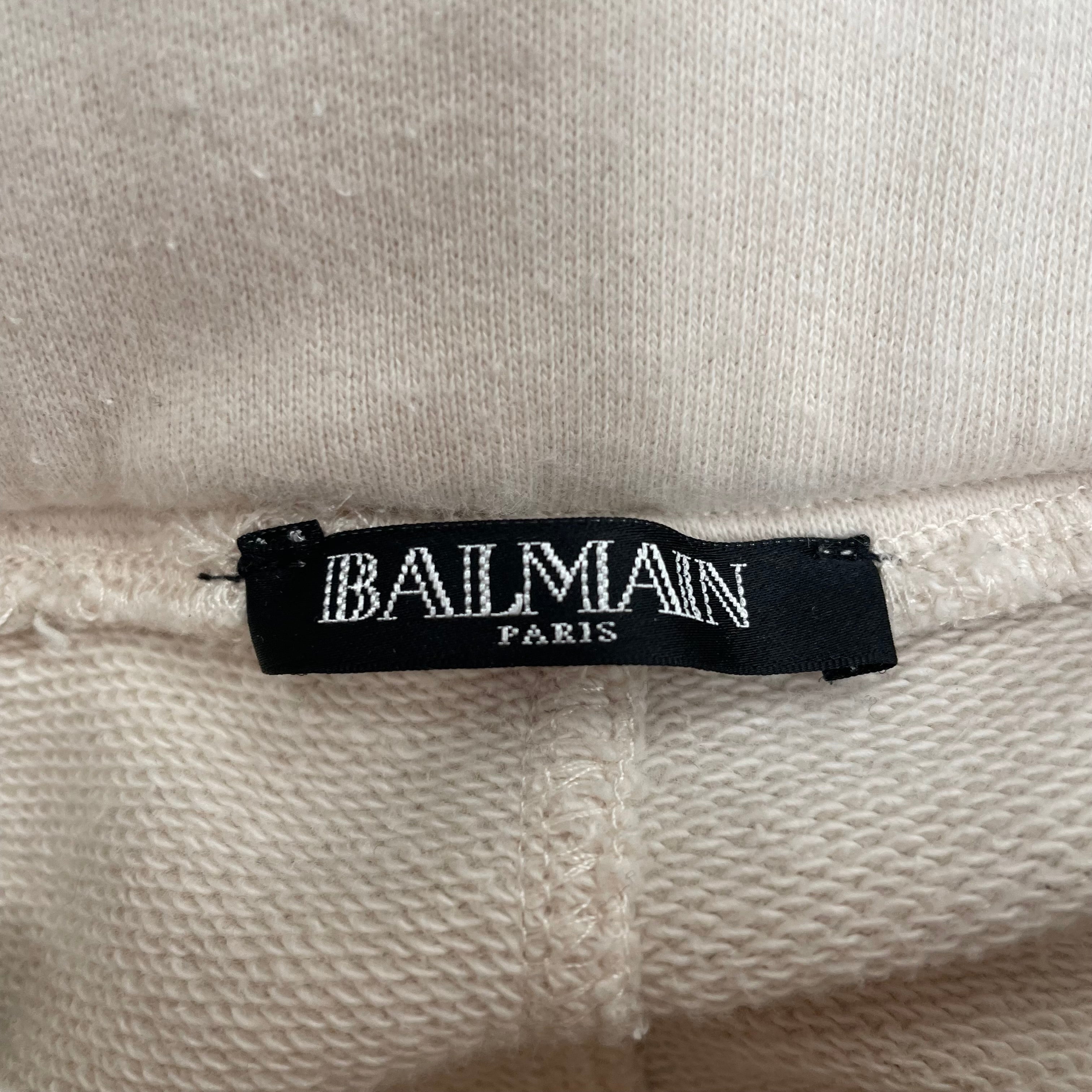 BALMAIN/Jumpsuits/L/Cotton/CRM/CARGO JOGGERS view 3