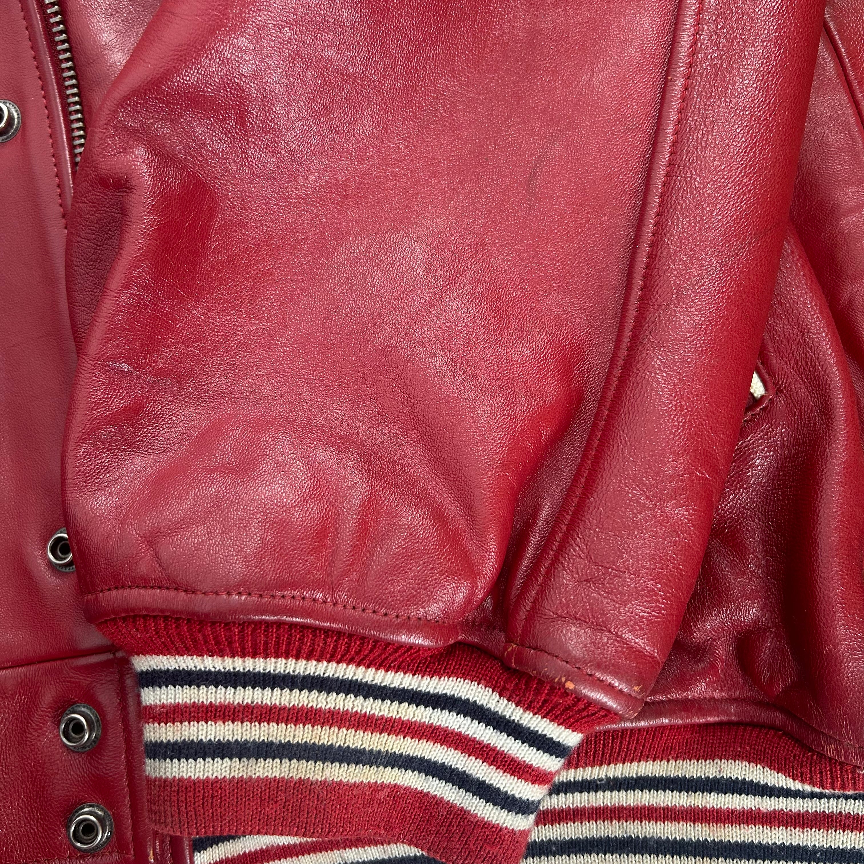 PHAT FARM/Baseball Jkt/XXXXL/Leather/RED/ALL CITY view 9