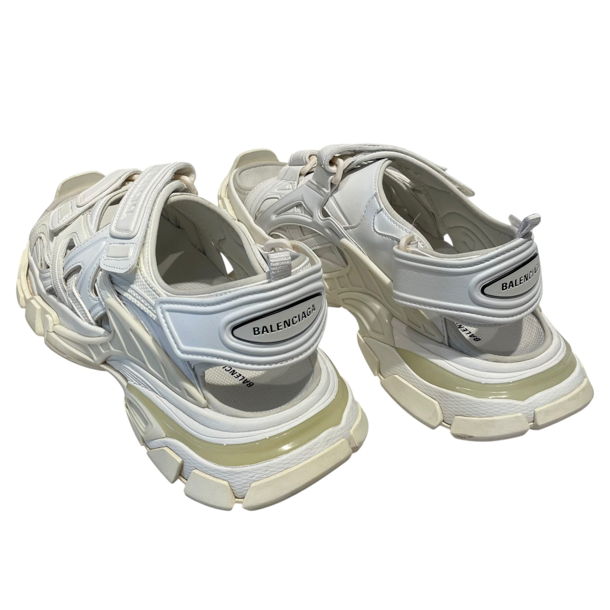 BALENCIAGA/Sandals/US 12/Leather/WHT/Track Sandal view 2
