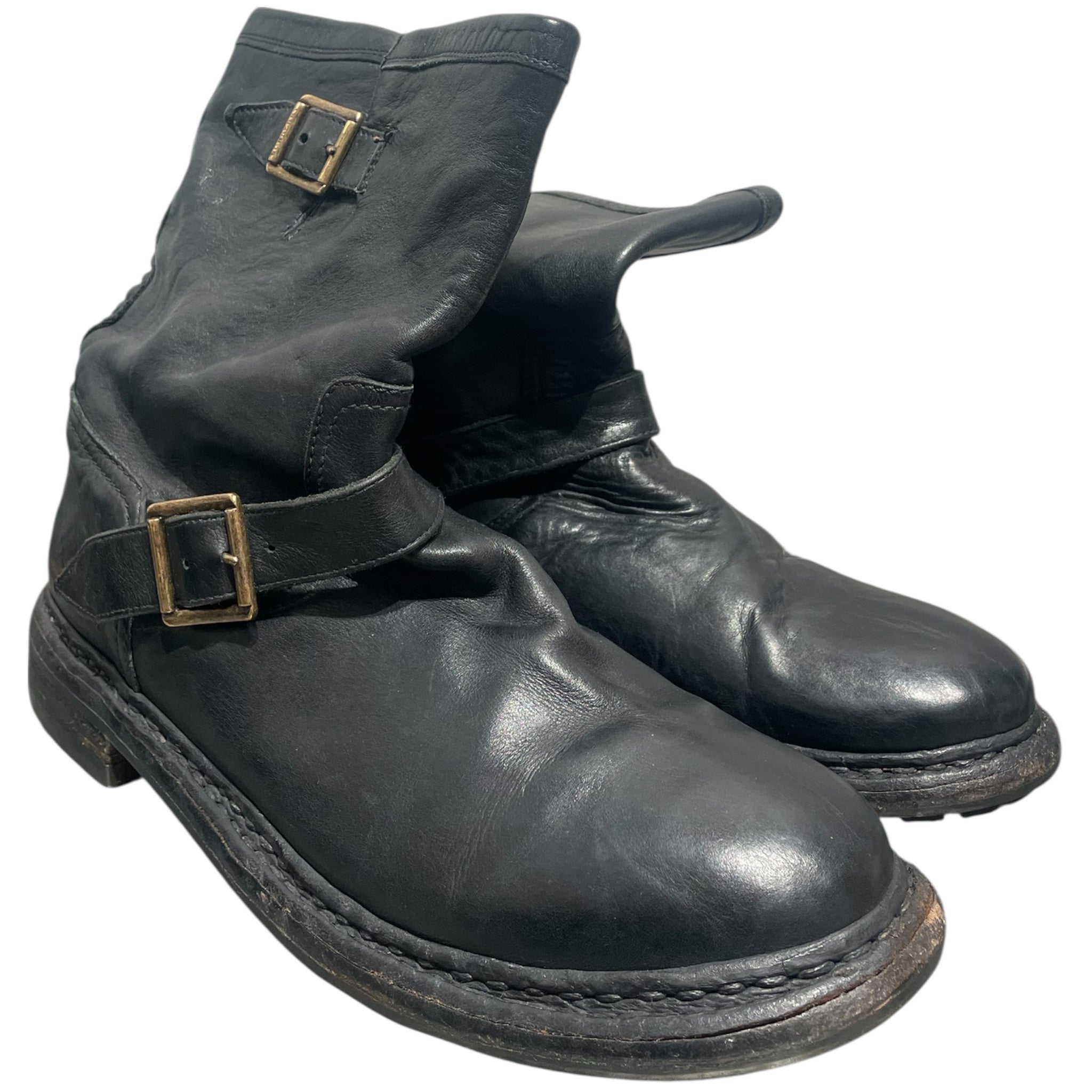 BURBERRY/Boots/EU 42/BLK/Double Strap Boots view 1