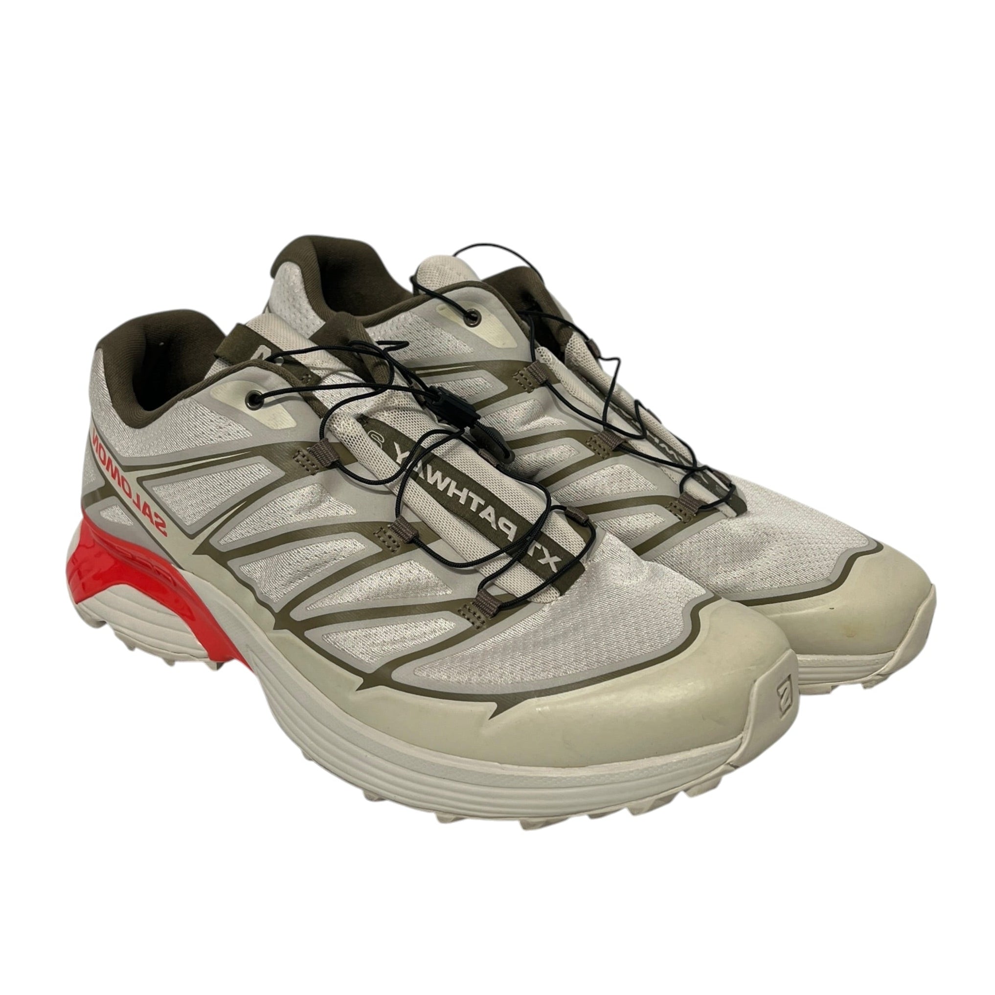 SALOMON SNEAKERS/Low-Sneakers/US 12/Cotton/WHT/XT PATHWAYS view 1
