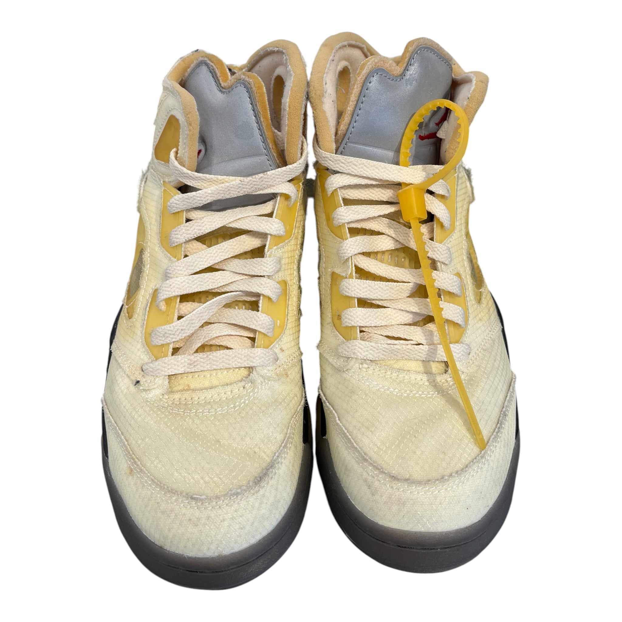 JORDAN BRAND/OFF-WHITE/Hi-Sneakers/US 8/YEL/ view 1